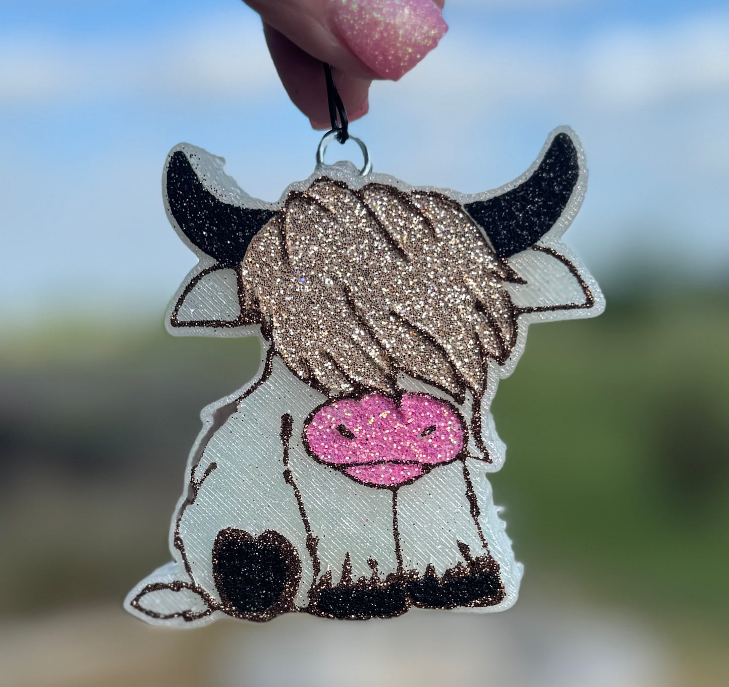 Highland Cow Full Body Vent Clips- Set of 2
