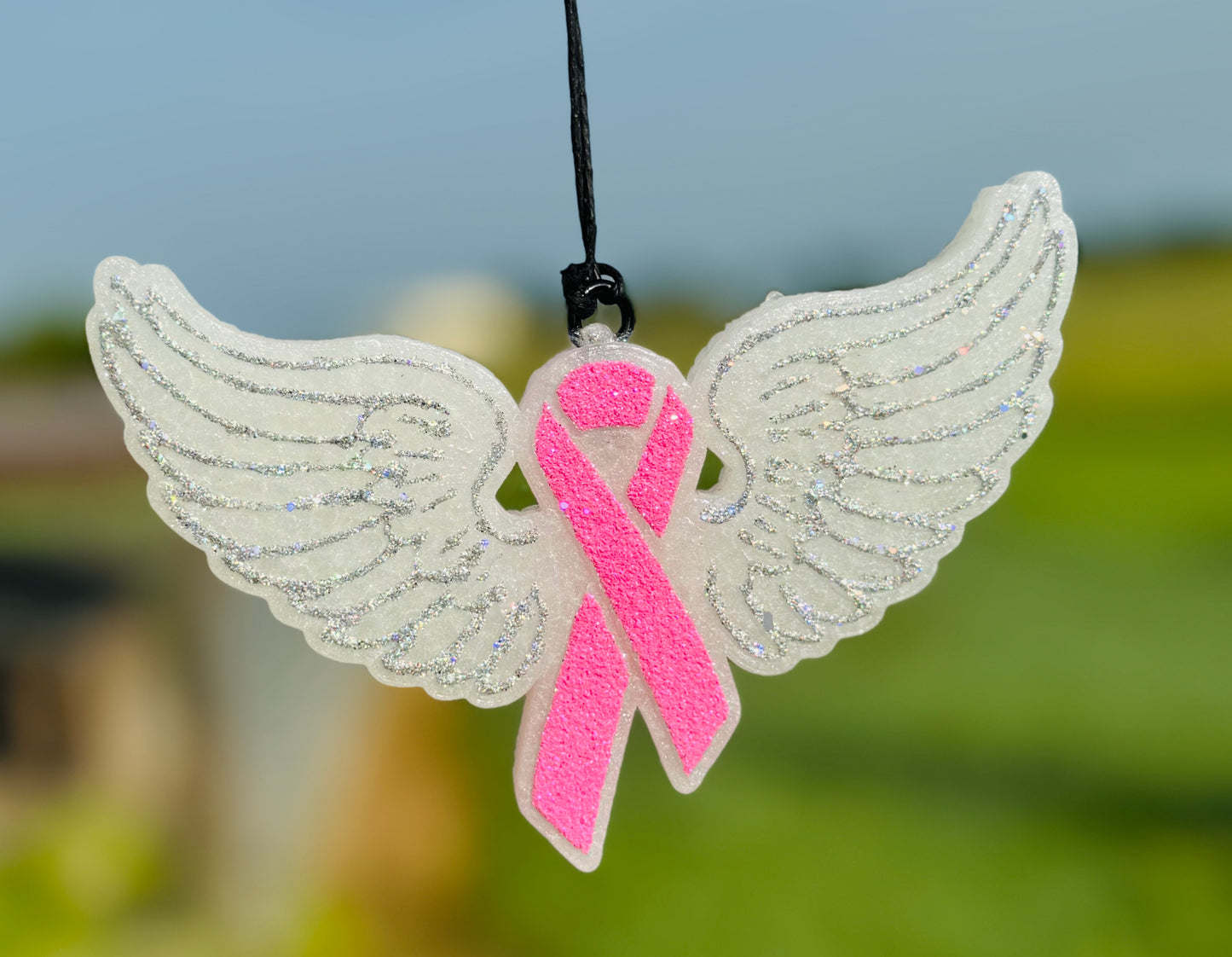 Awareness Ribbon with Wings