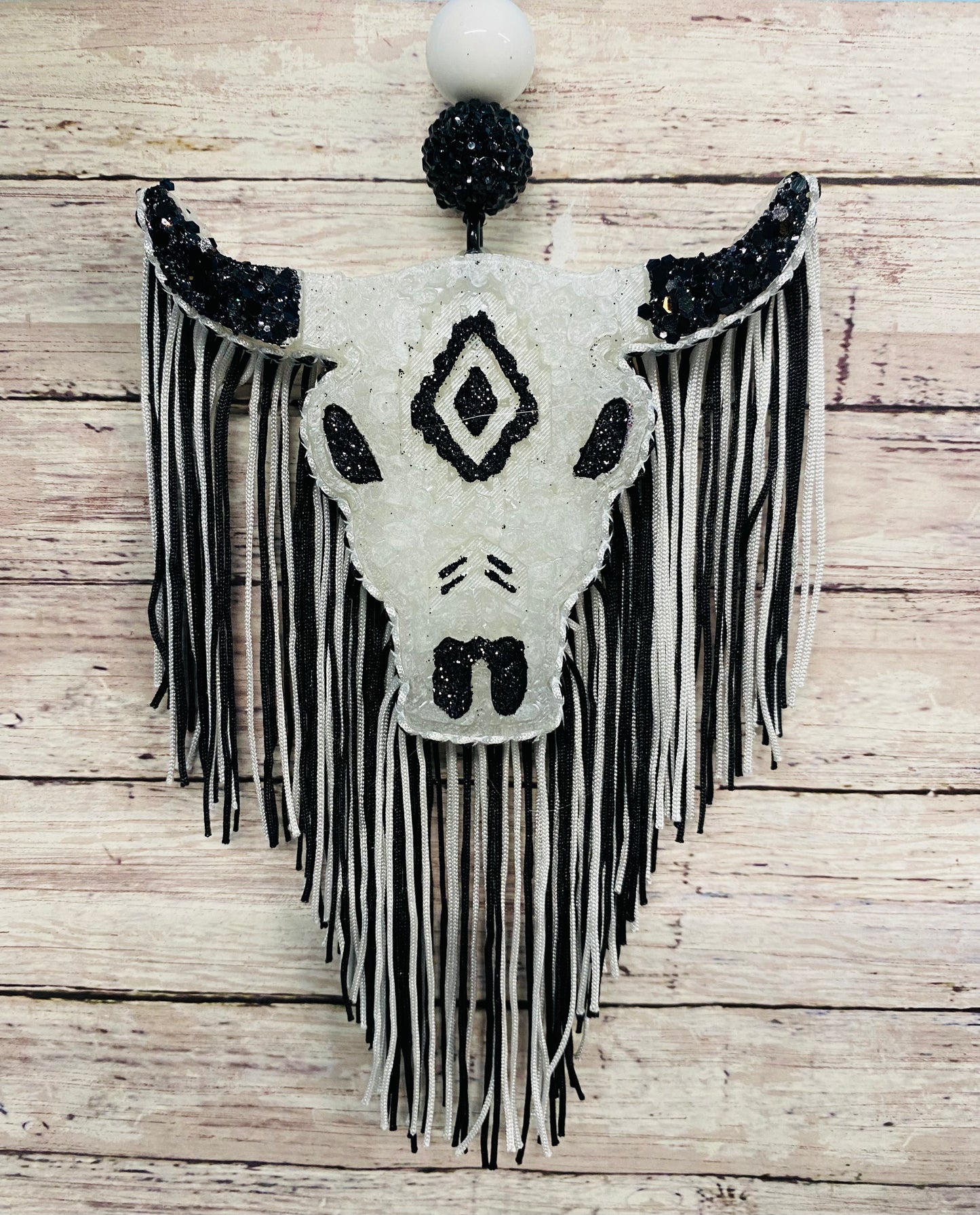 Aztec Bull Skull- Medium Size