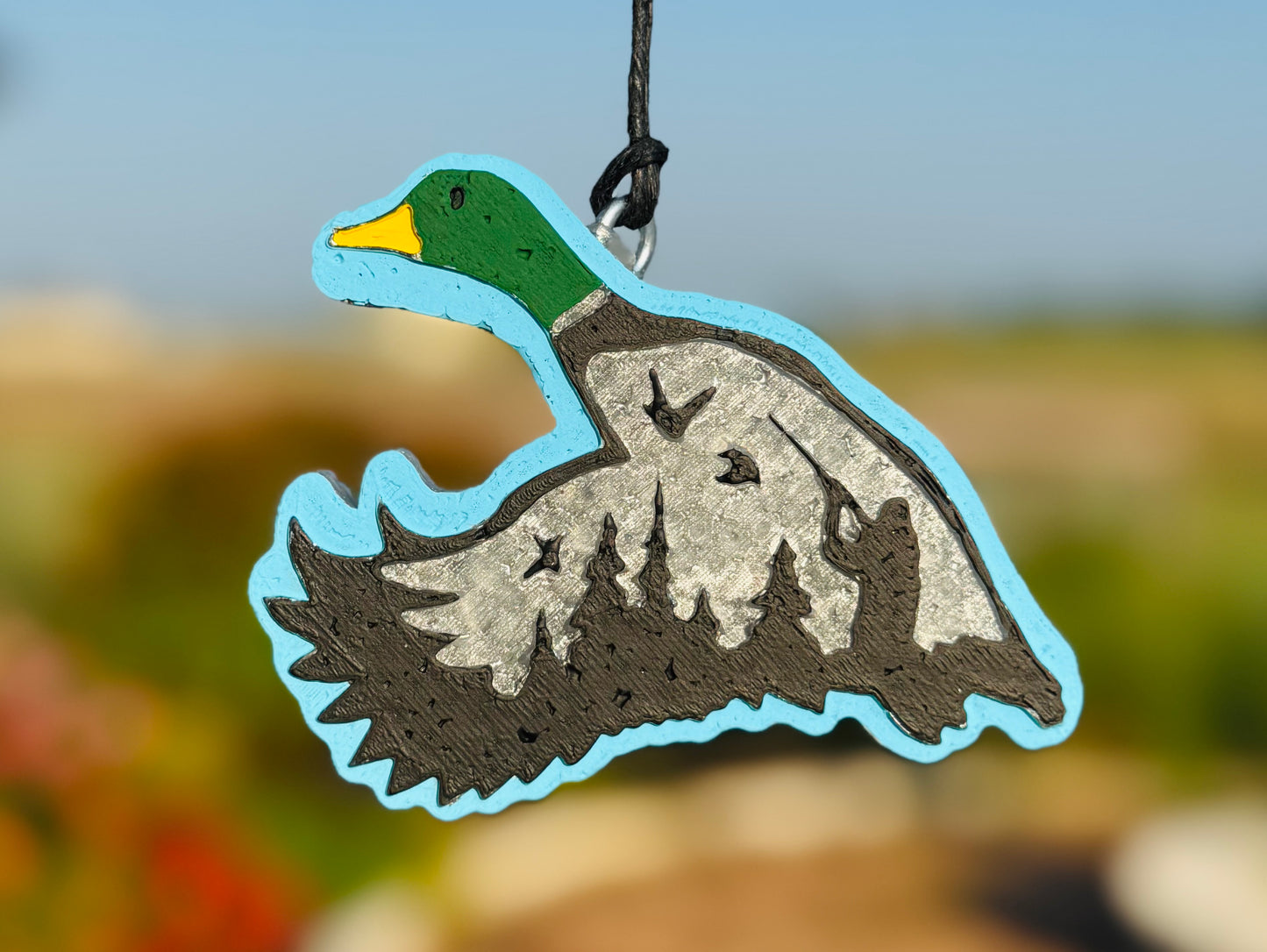 Mallard Duck with Hunter