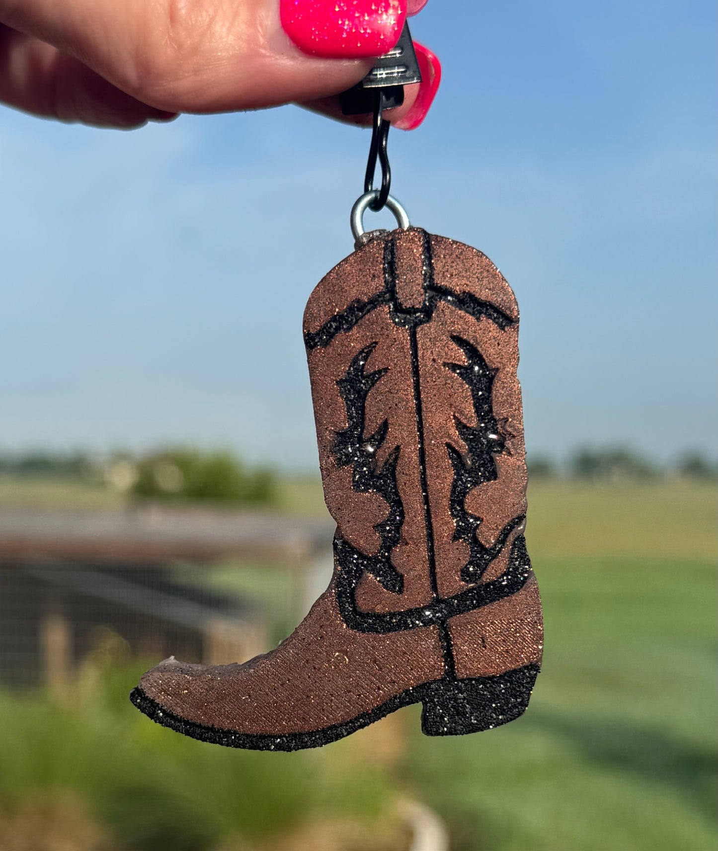 Cowboy Boot Vent Clips-2 clips