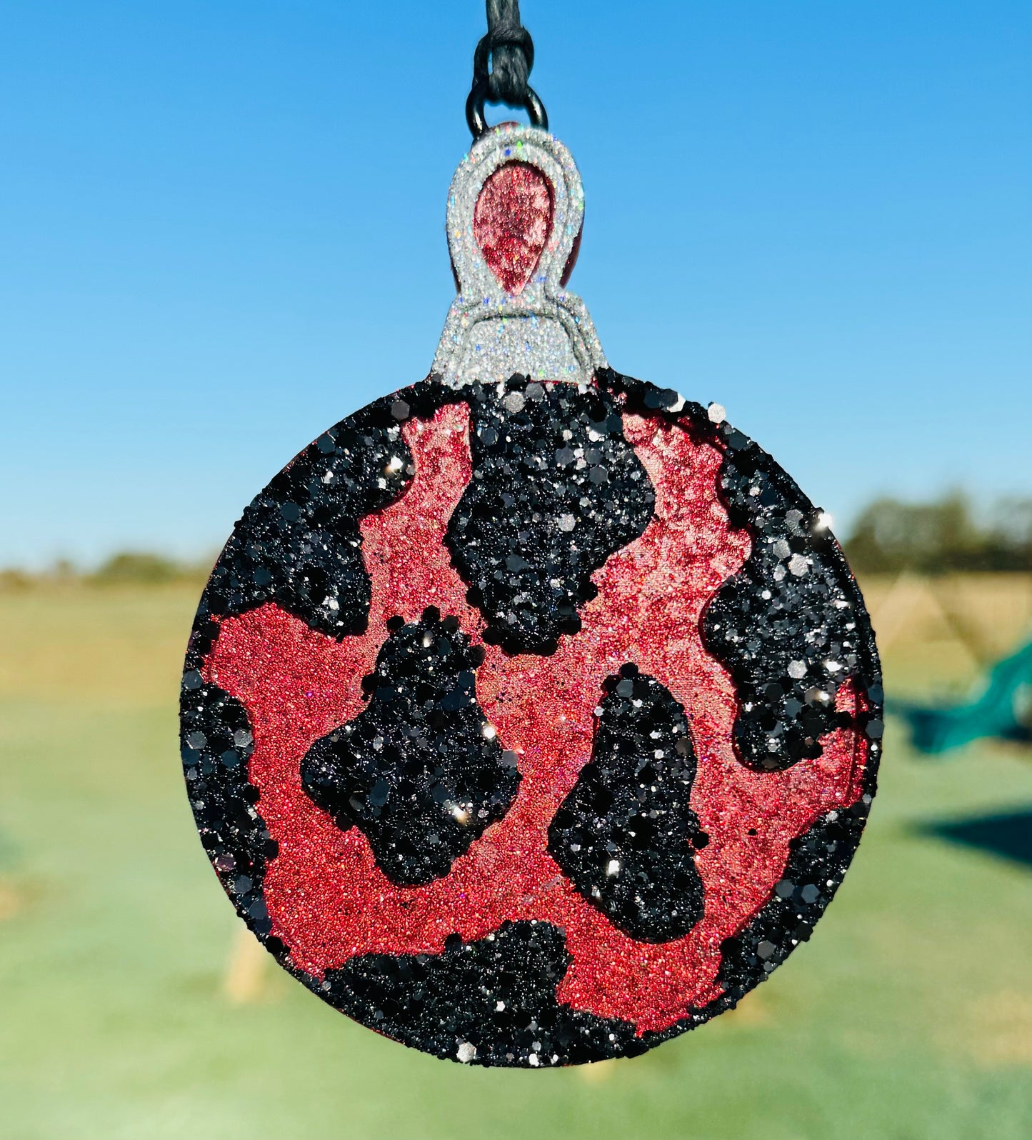 Cow Print Ornament