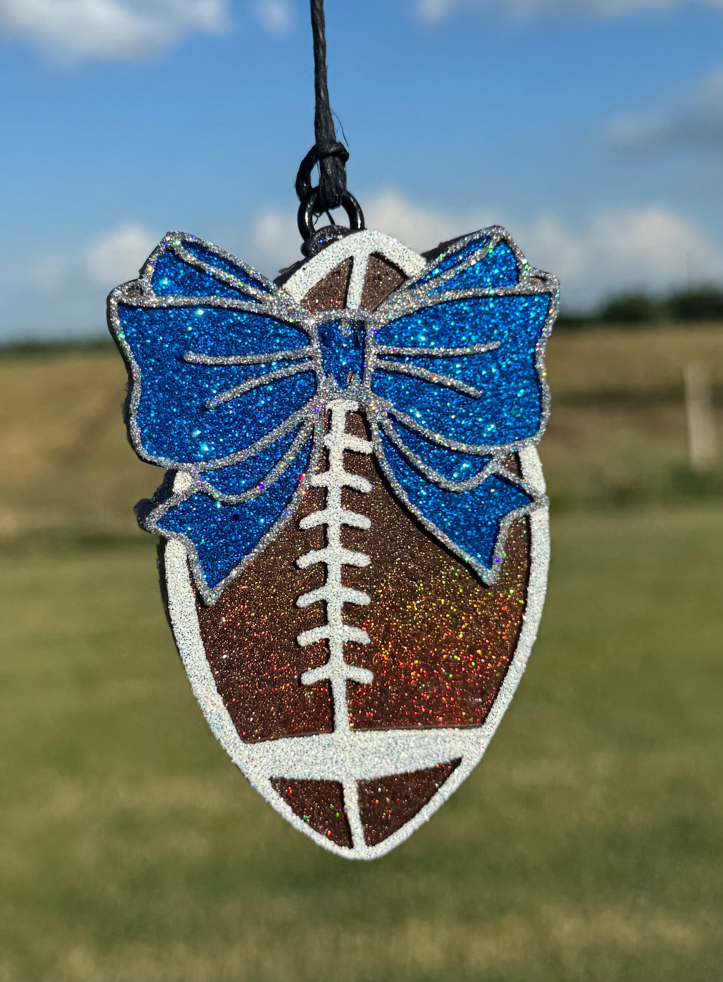 Football with bow