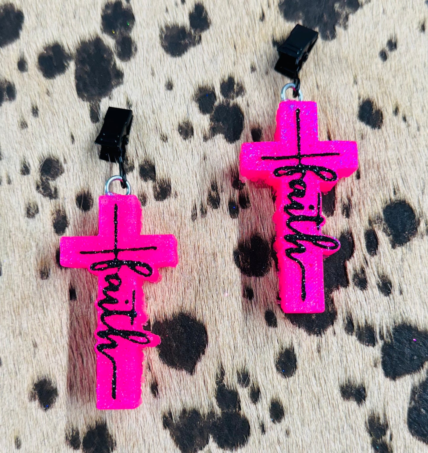 Faith Cross Vent Clip (Set of 2)