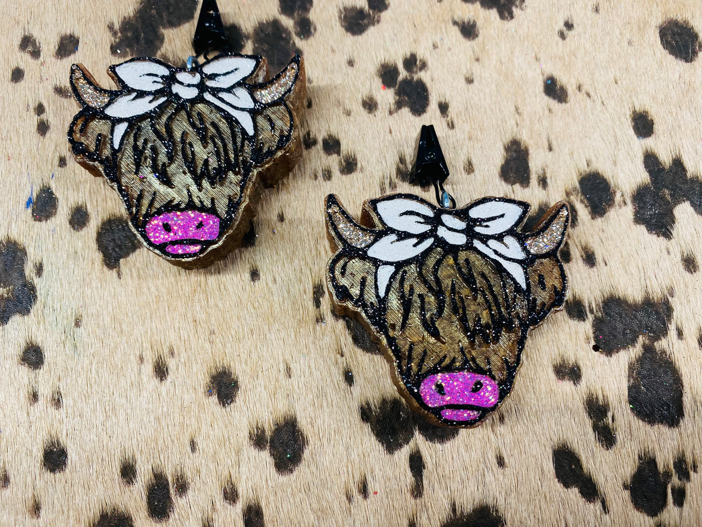 Highland Cow Vent Clip (Set of 2)