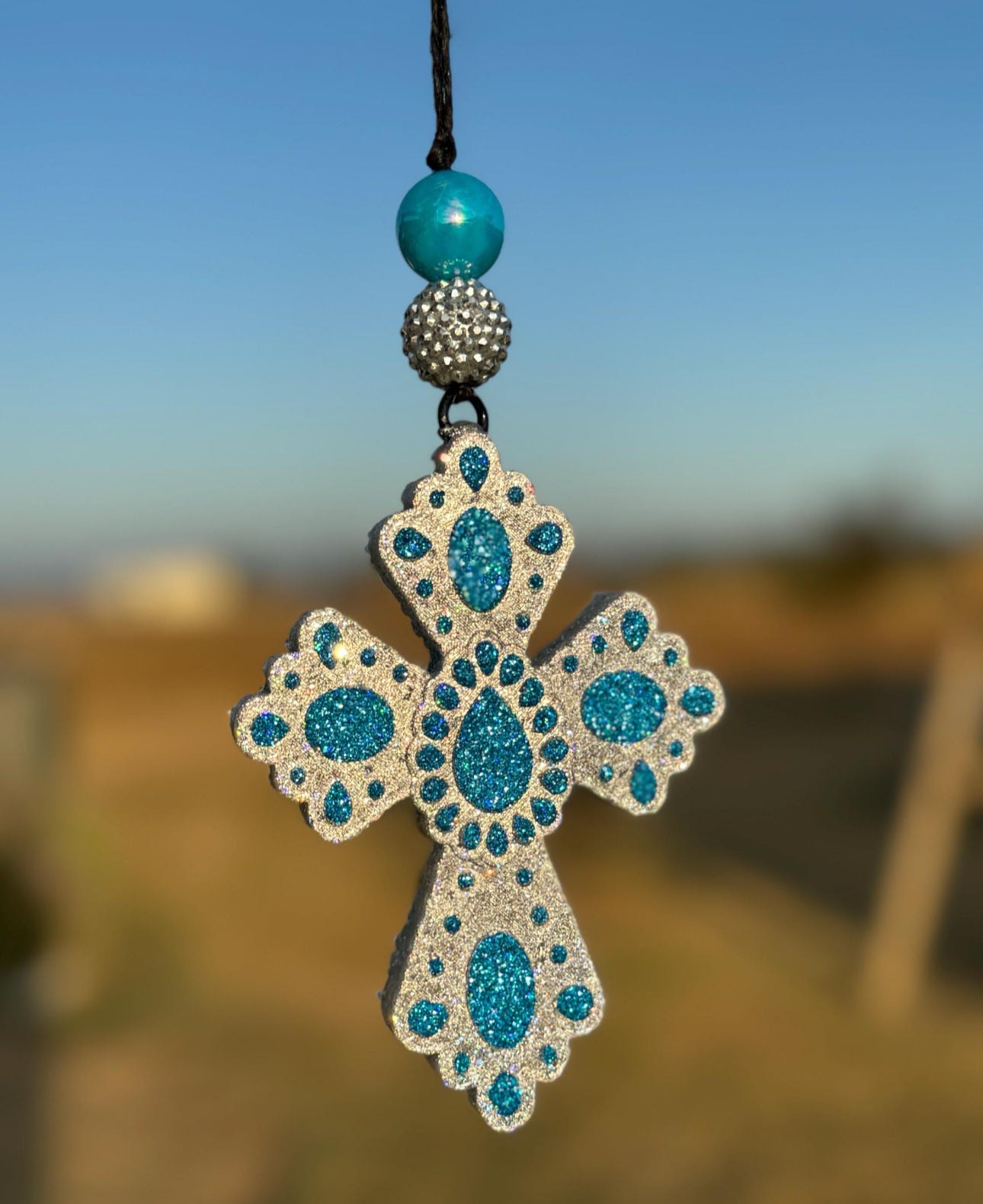 Squash Blossom Cross