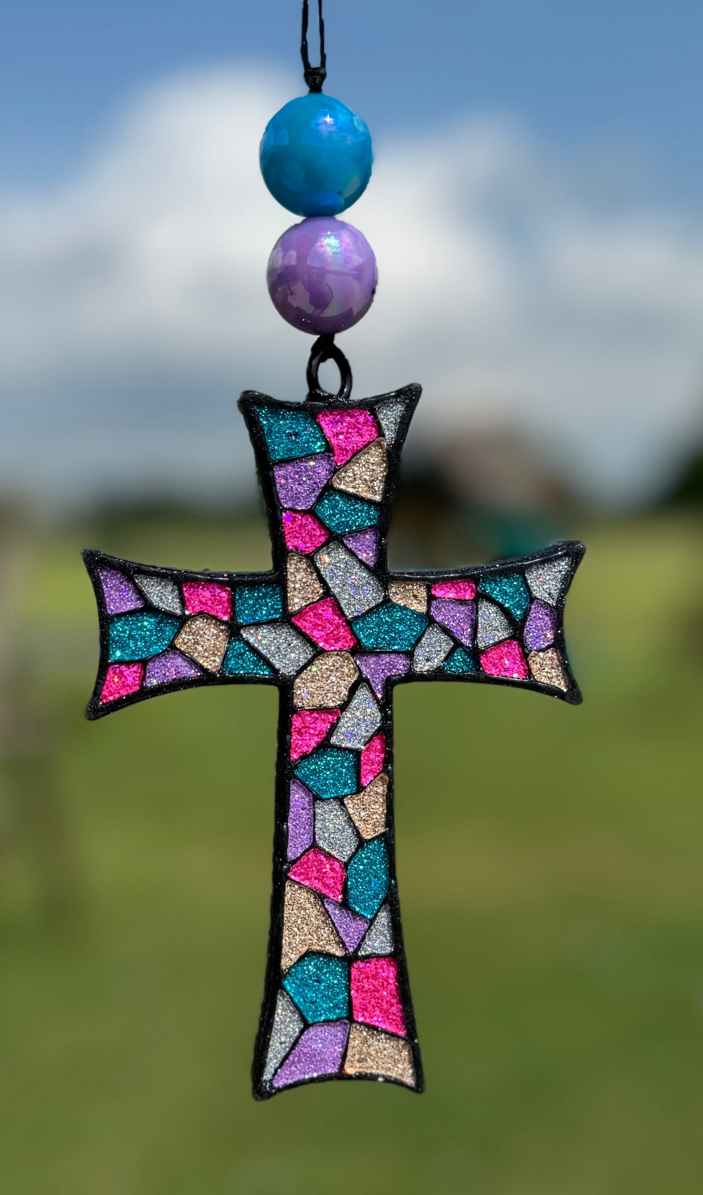 Stained Glass Cross