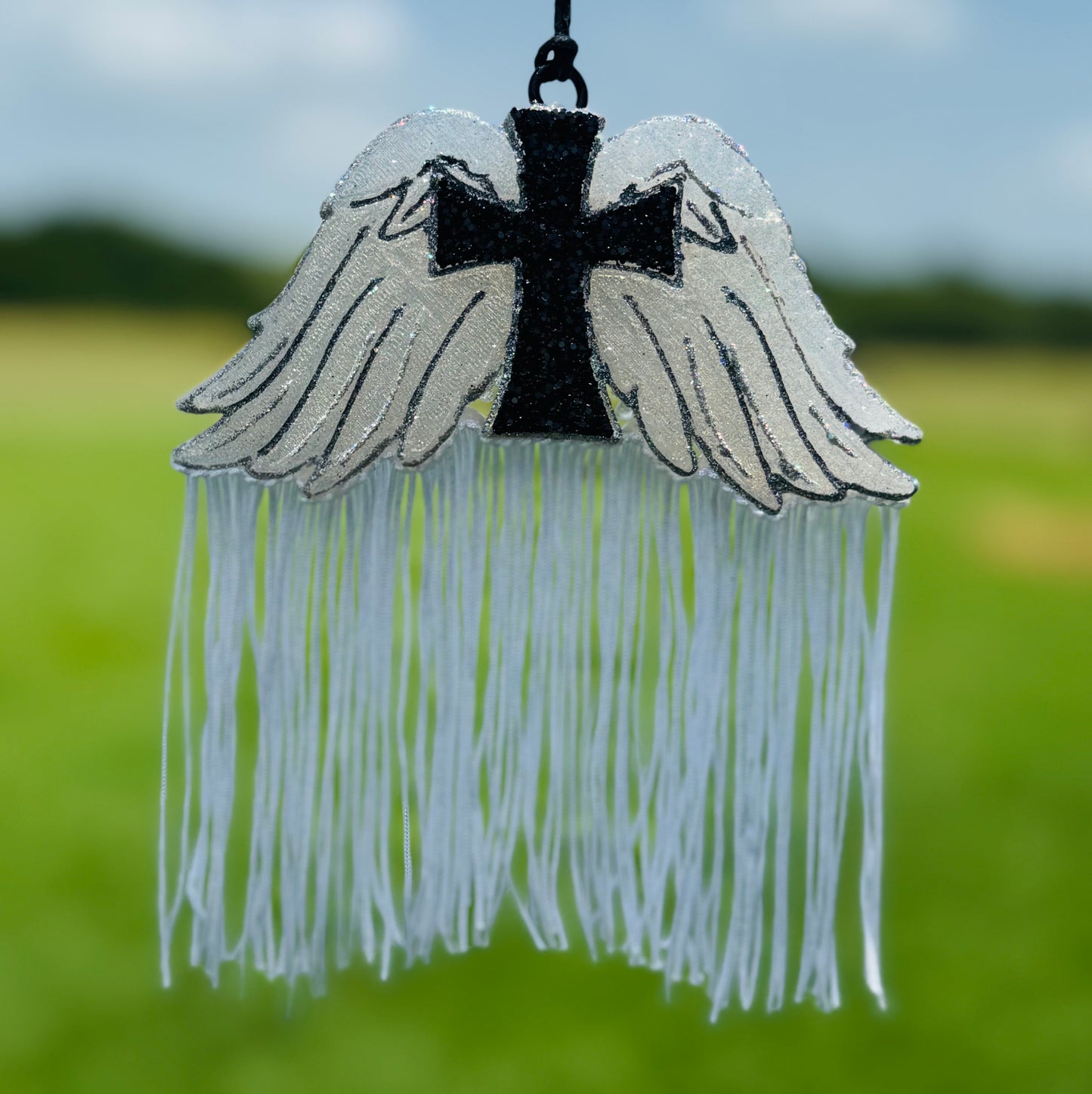 Angel wings with Cross