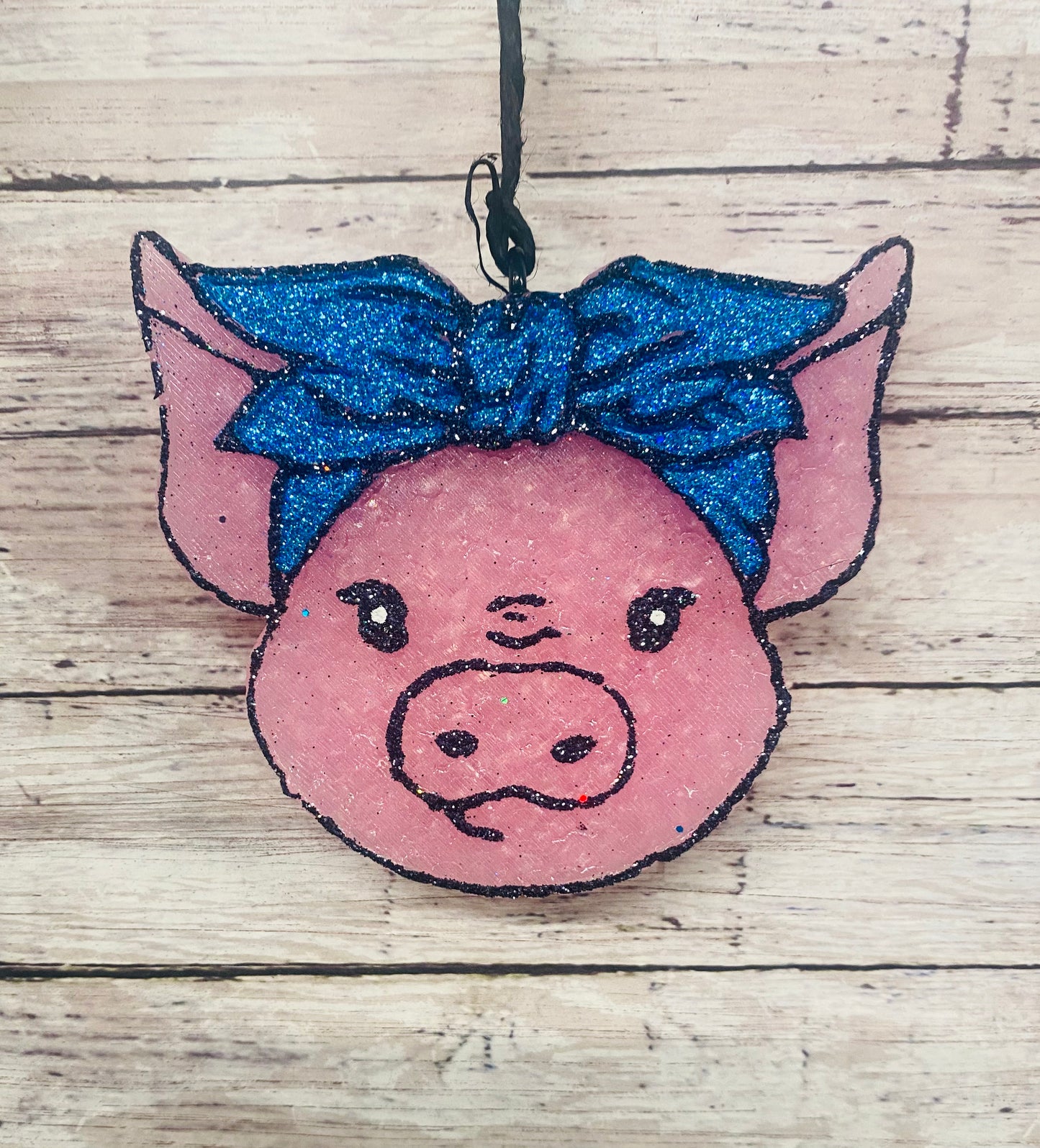 Pig with Bow