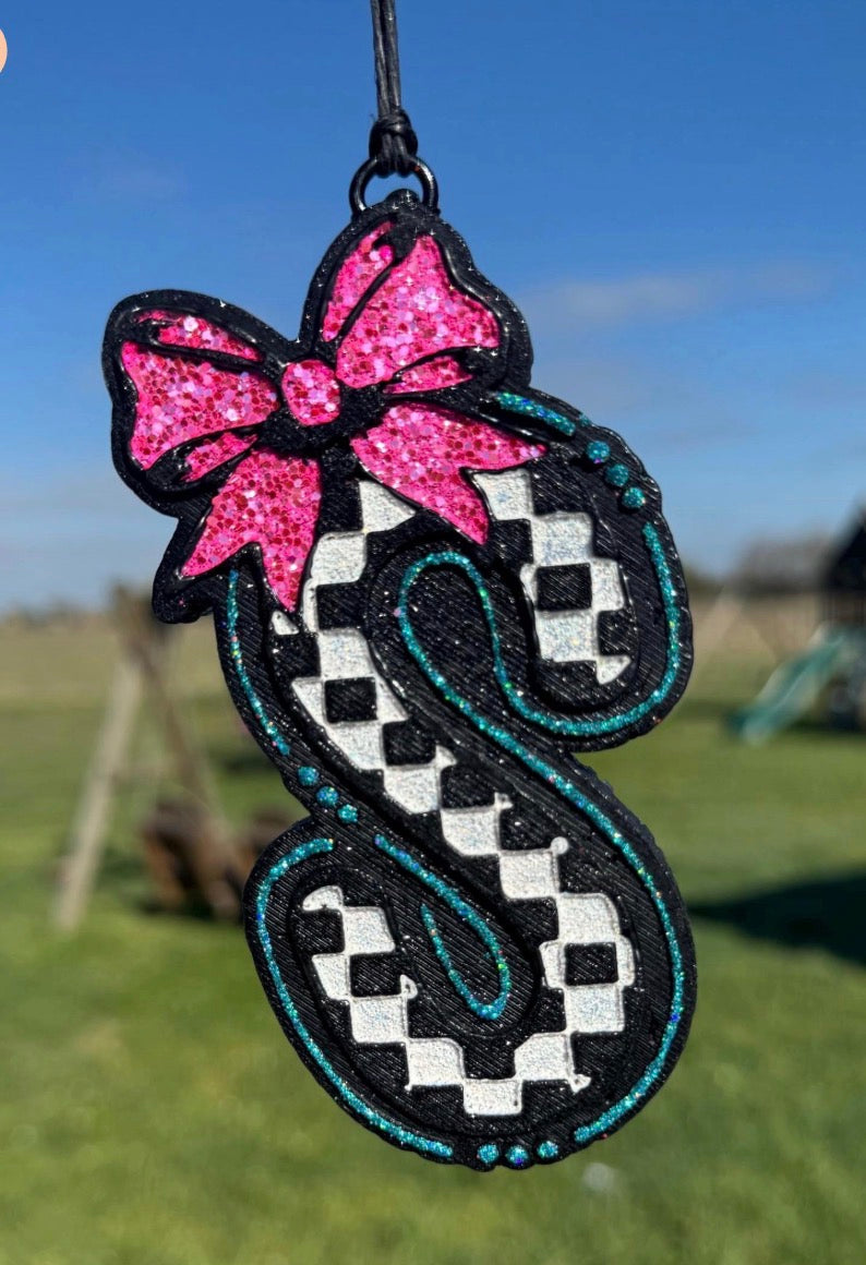 Checkered Letter S