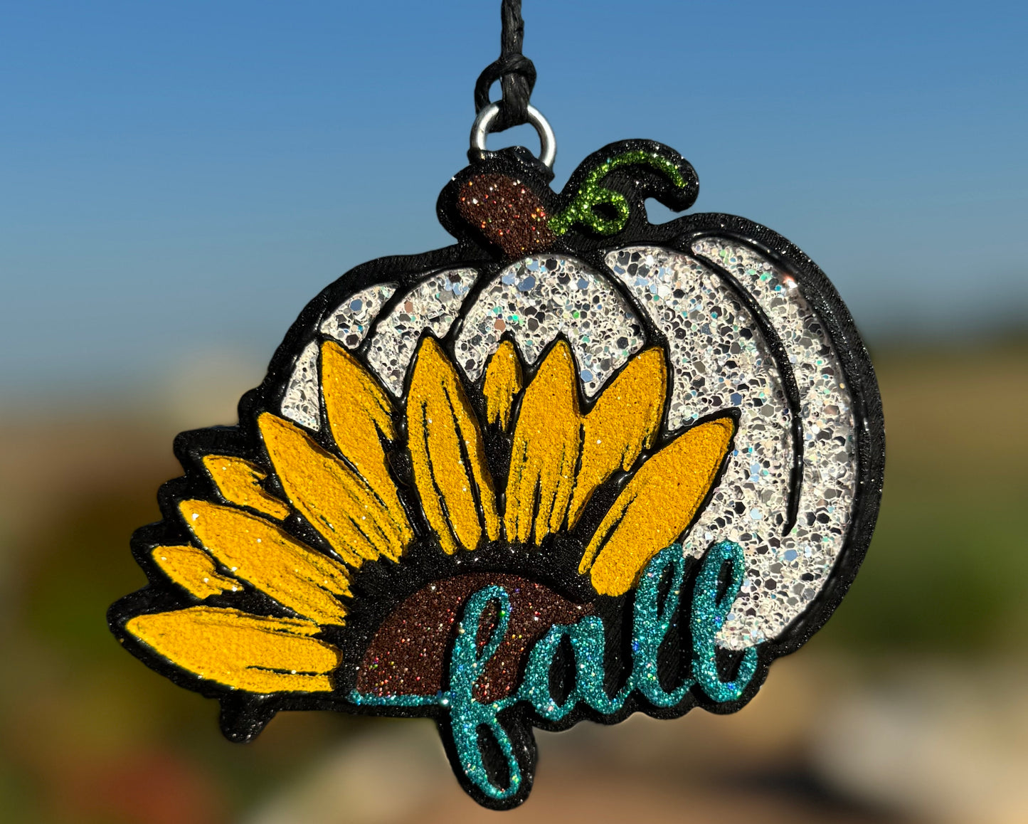 Fall with Pumpkin & Sunflower