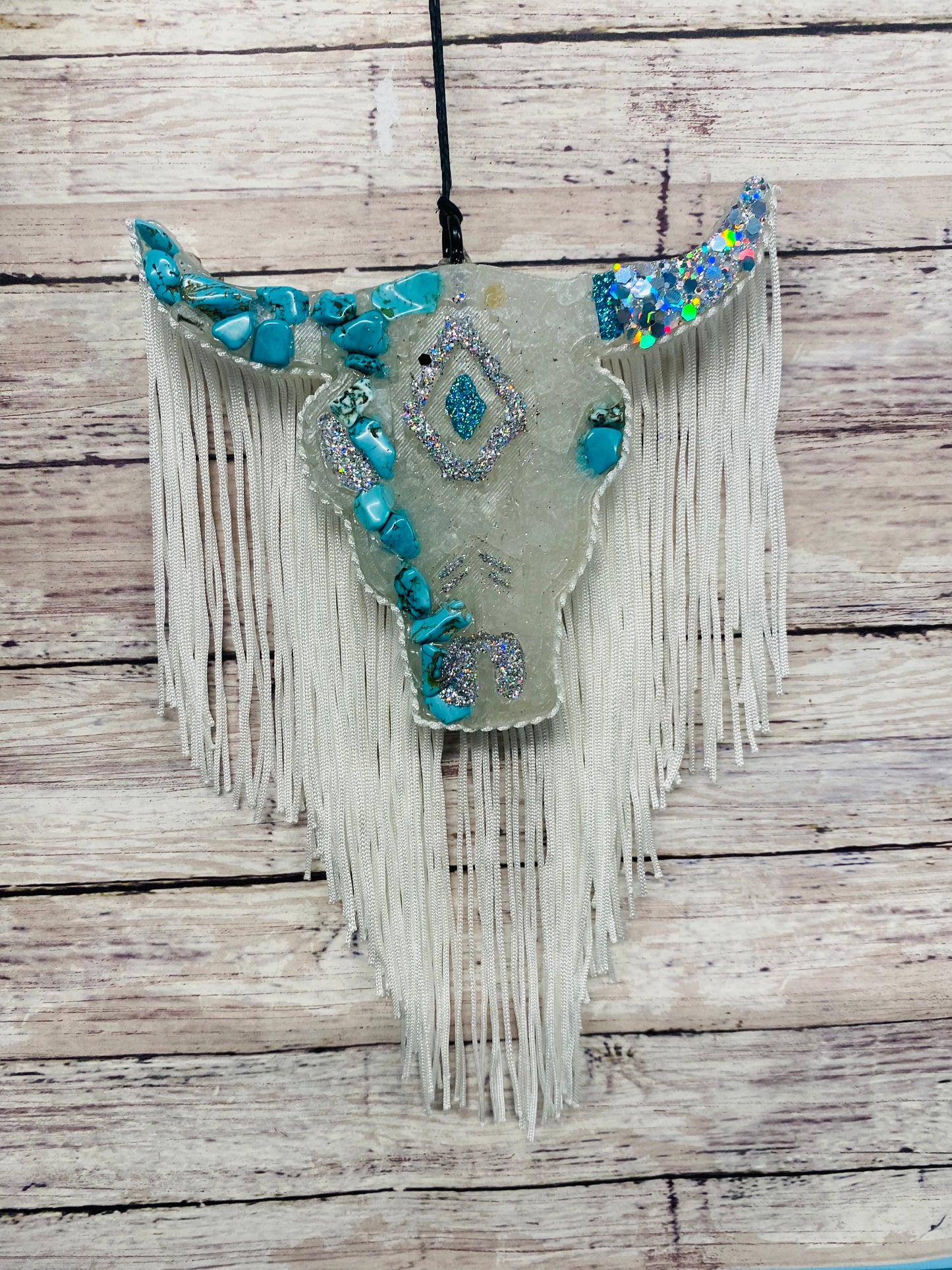 Aztec Bull Skull- Medium Size