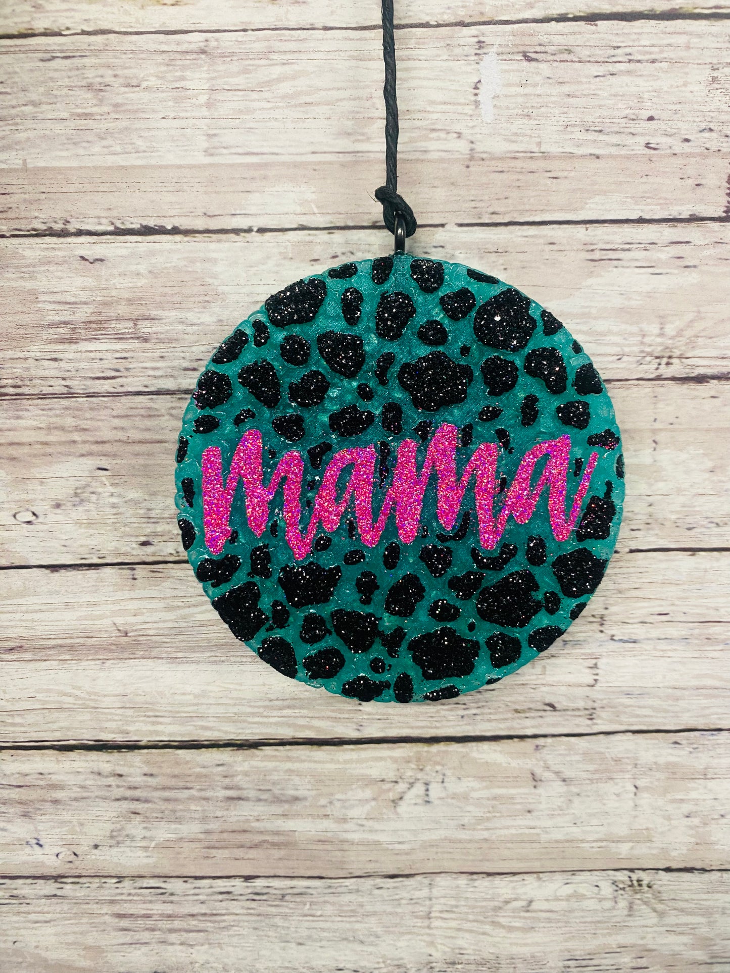 Mama Cow Print Circle