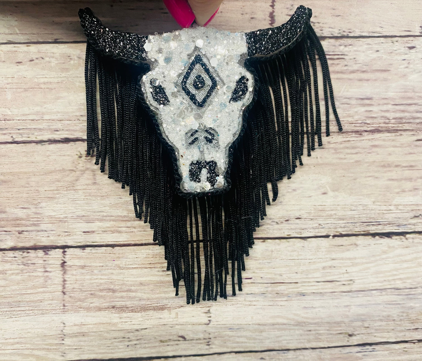 Aztec Bull Skull Vent Clip-THIS IS FOR ONLY 1 VENT CLIP