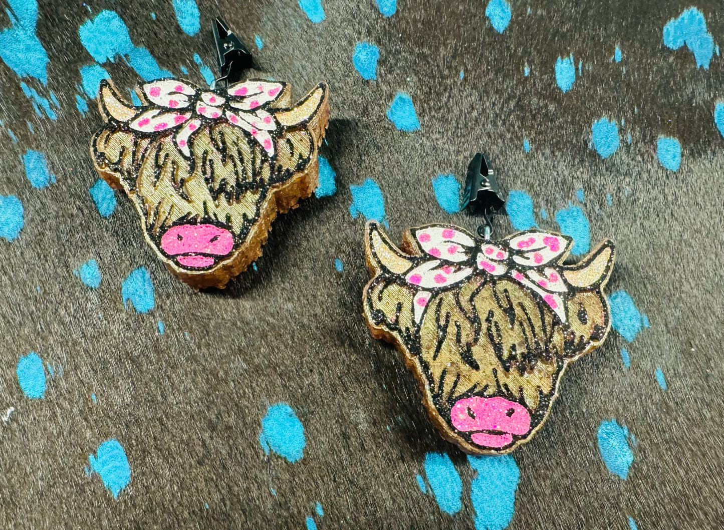 Highland Cow Vent Clip (Set of 2)