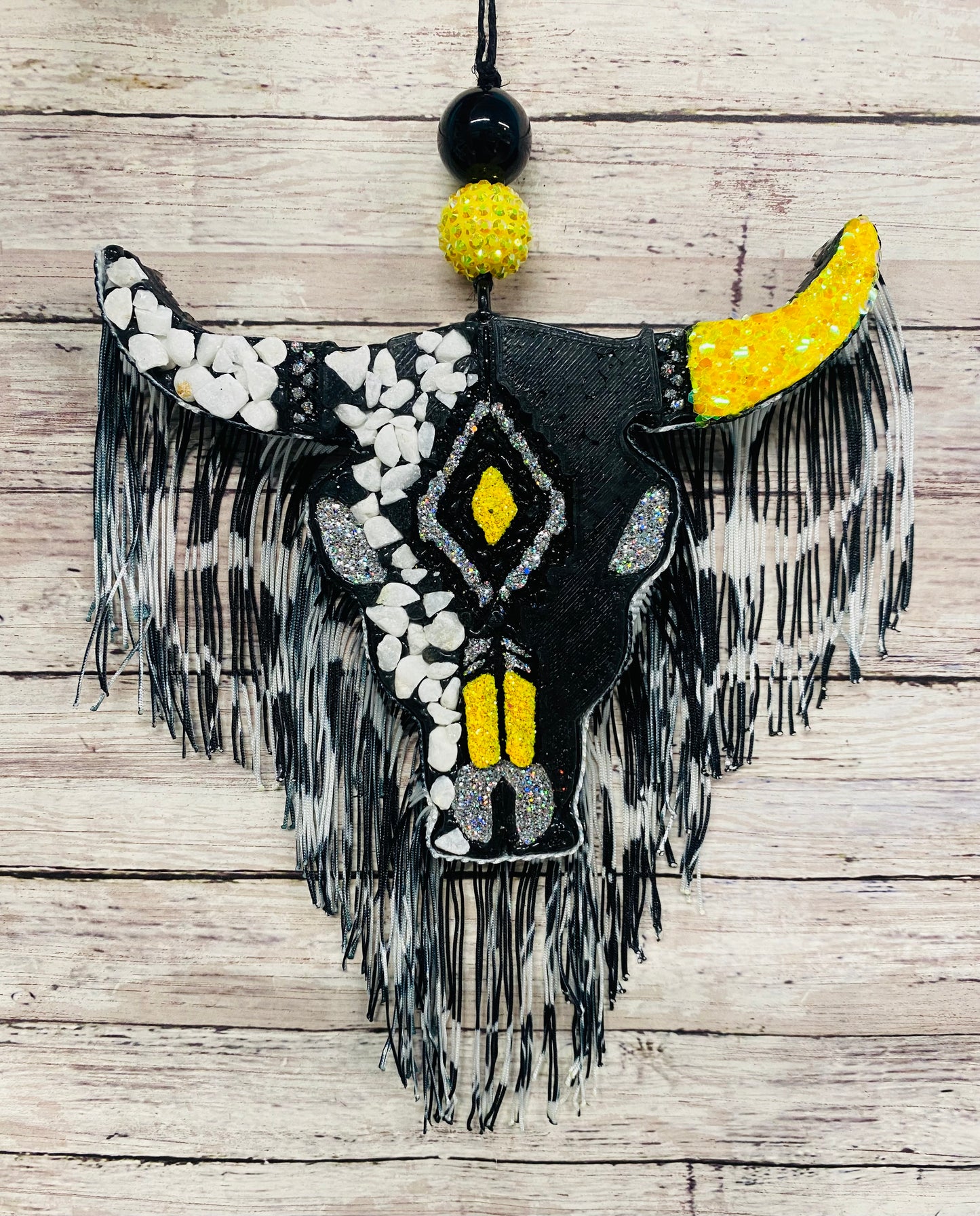 Aztec Bull Skull-Large Size