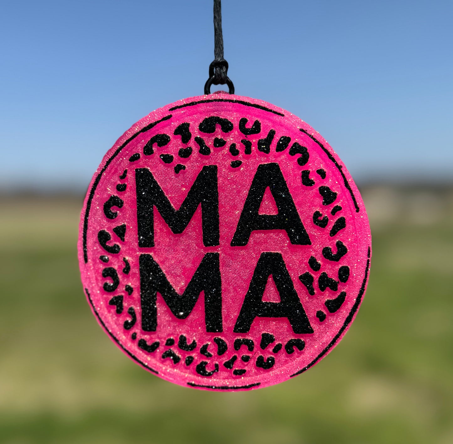 Mama Leopard Print Circle