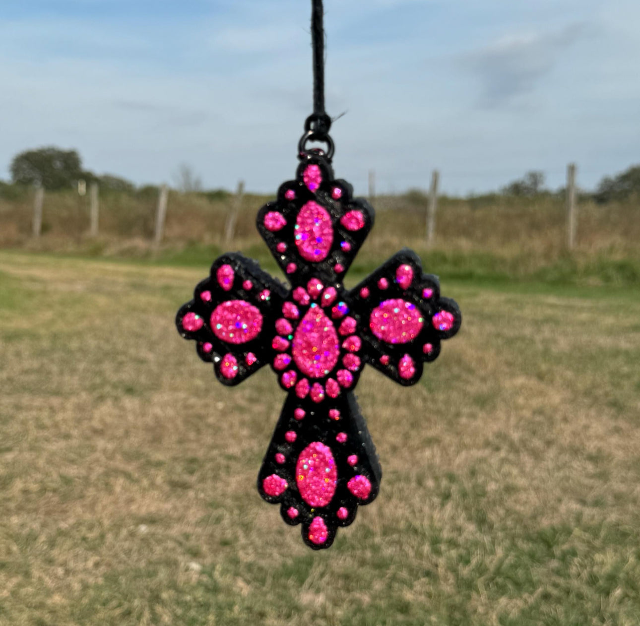 Squash Blossom Cross
