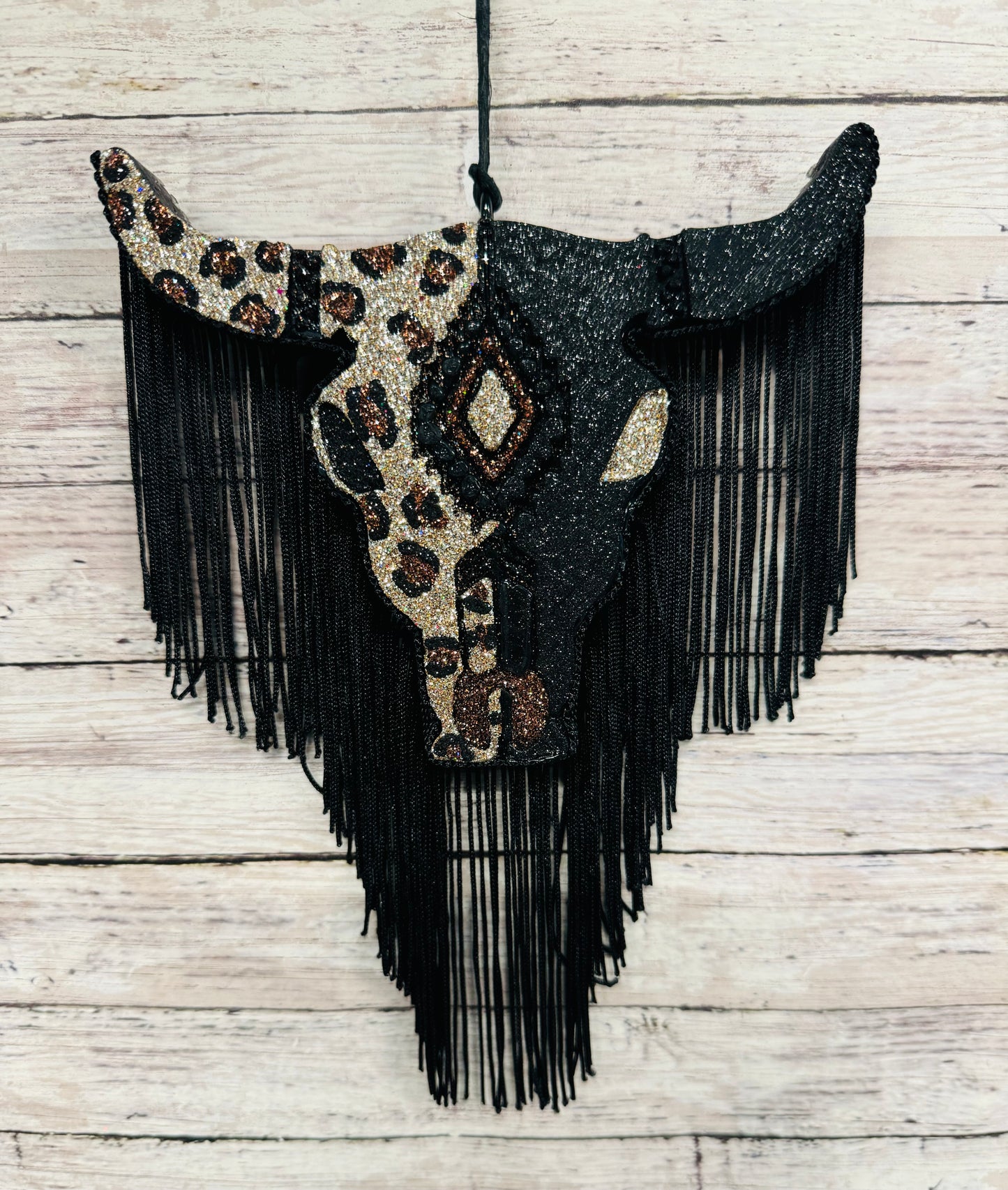 Aztec Bull Skull-Large Size