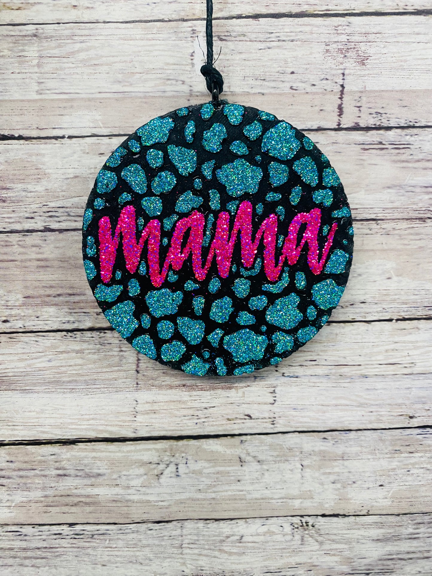 Mama Cow Print Circle