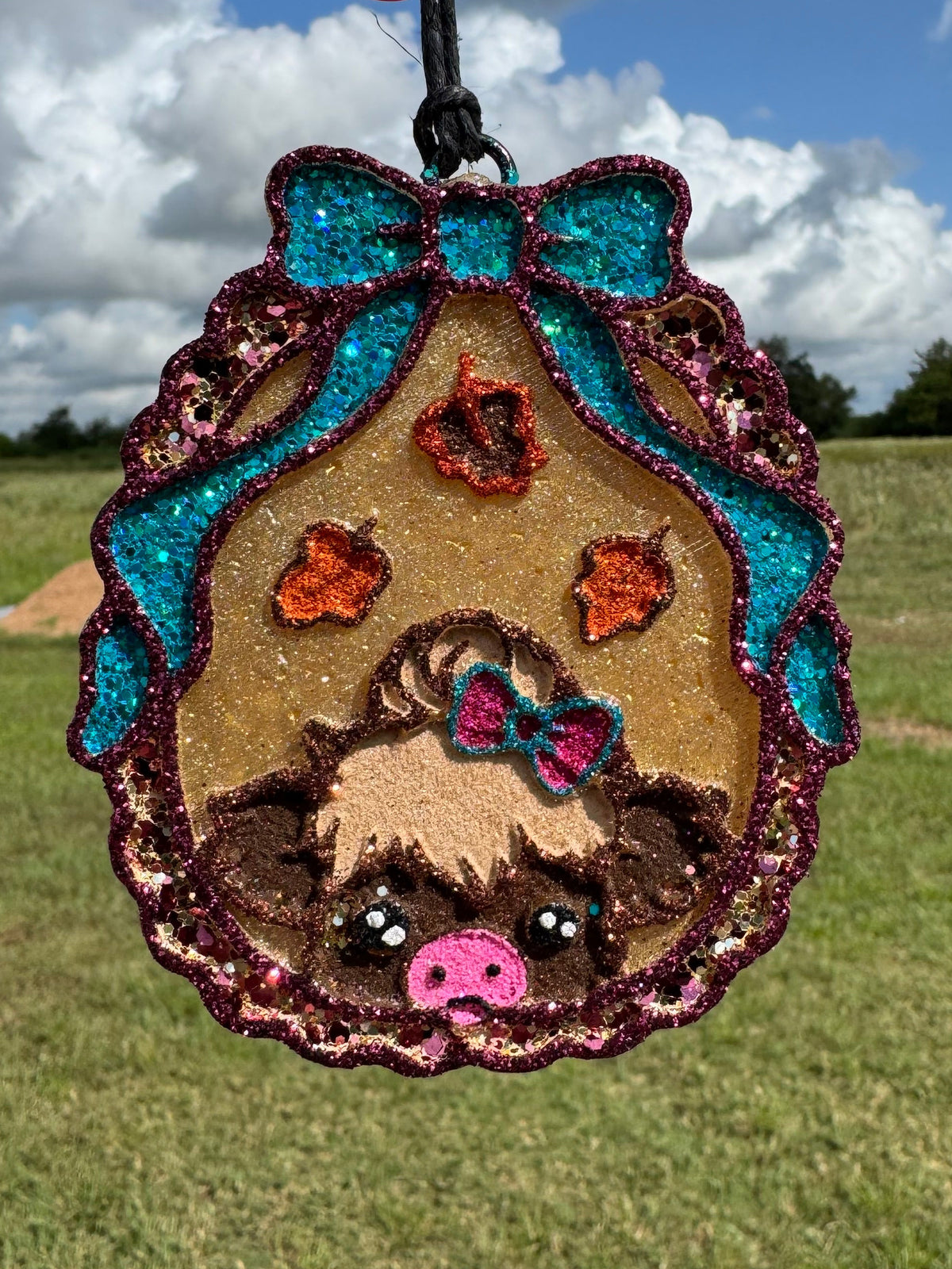 Fall Highland Cow in Frame