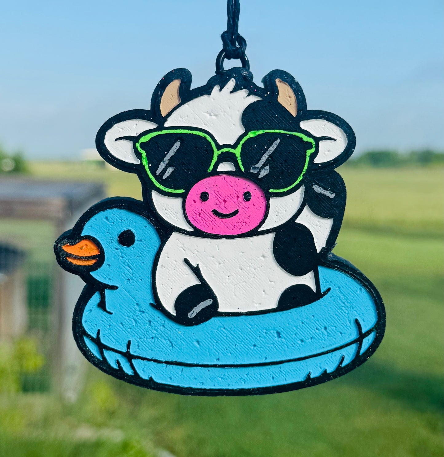 Cow in duck Floatie