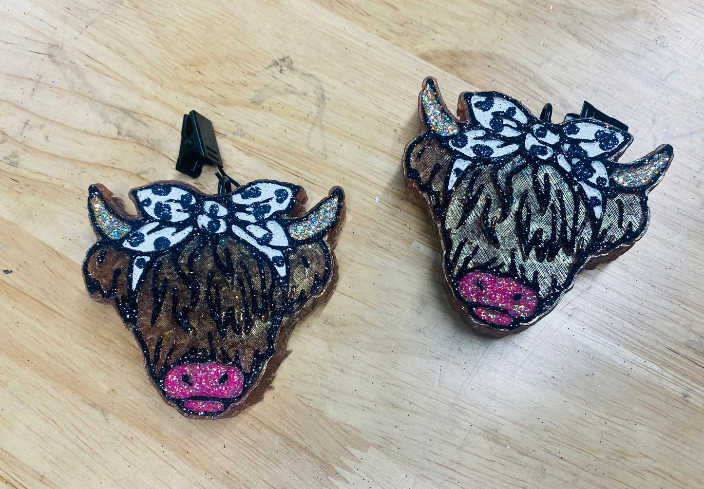 Highland Cow Vent Clip (Set of 2)