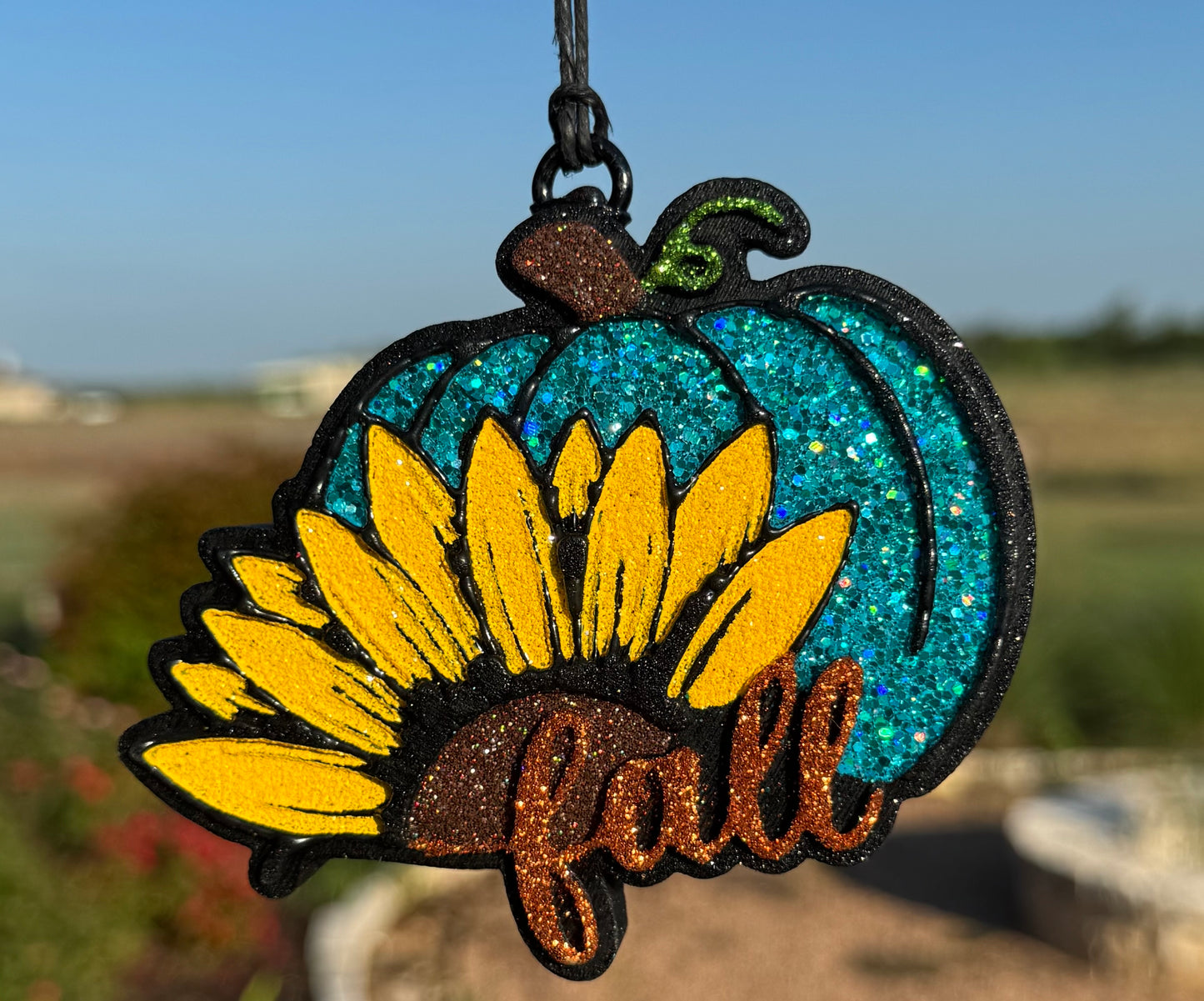 Fall with Pumpkin & Sunflower