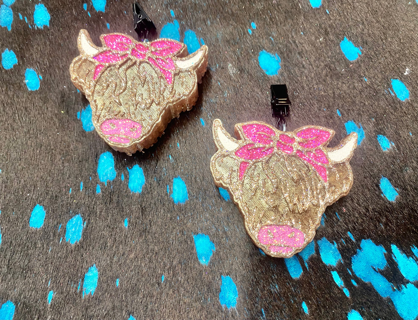 Highland Cow Vent Clip (Set of 2)
