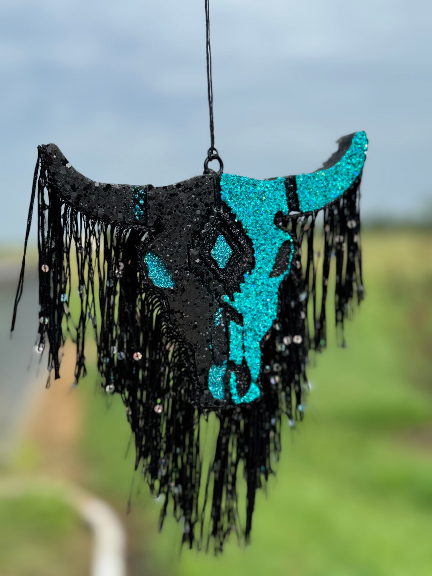 Aztec Bull Skull-Large Size