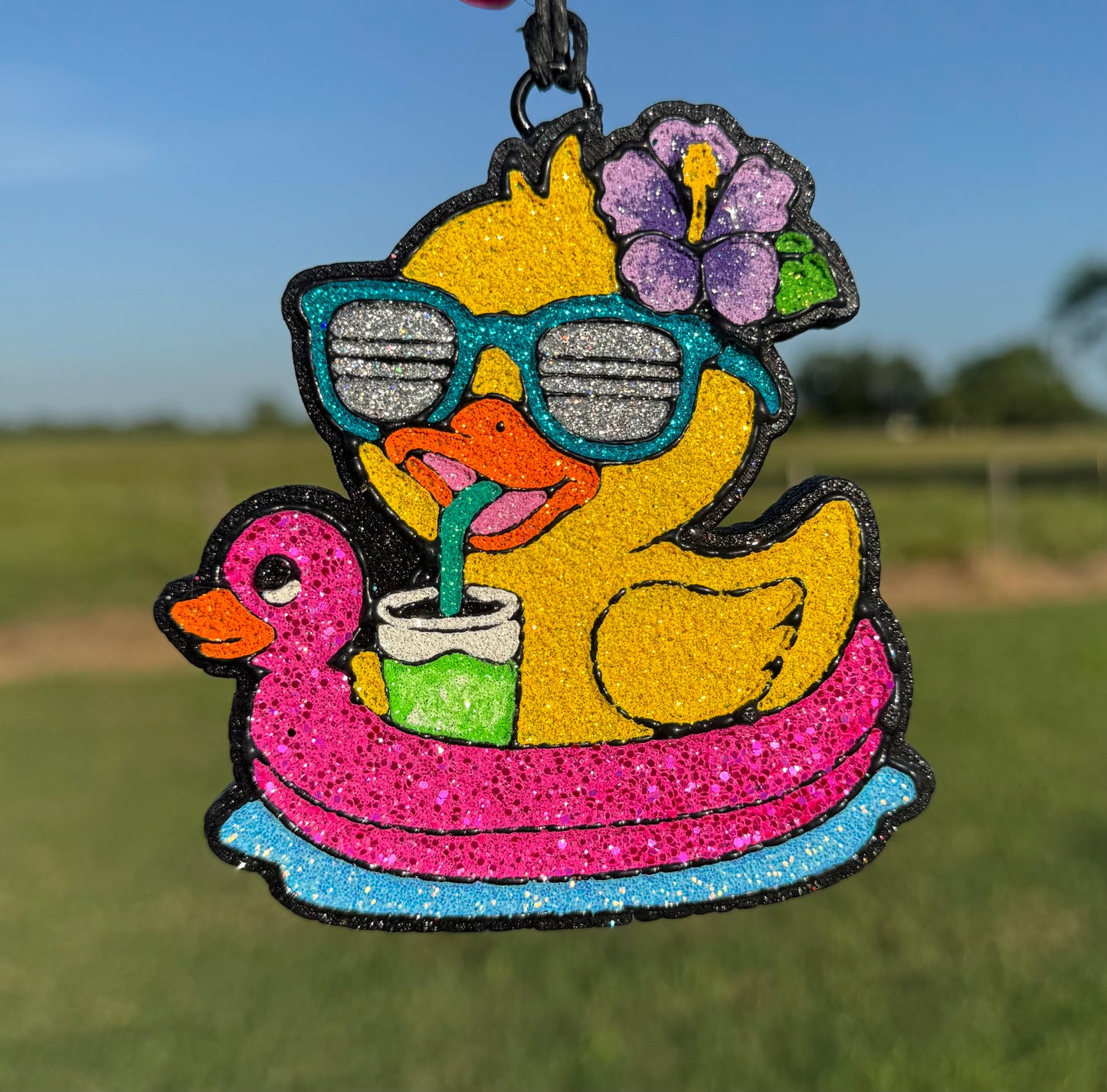 Duck in a Ducky Floatie