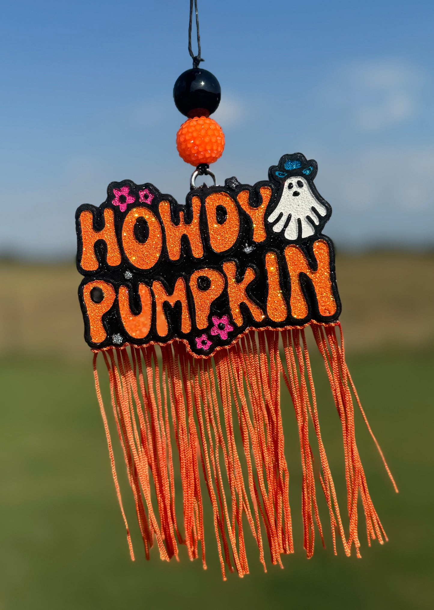 Howdy Pumpkin with Ghost