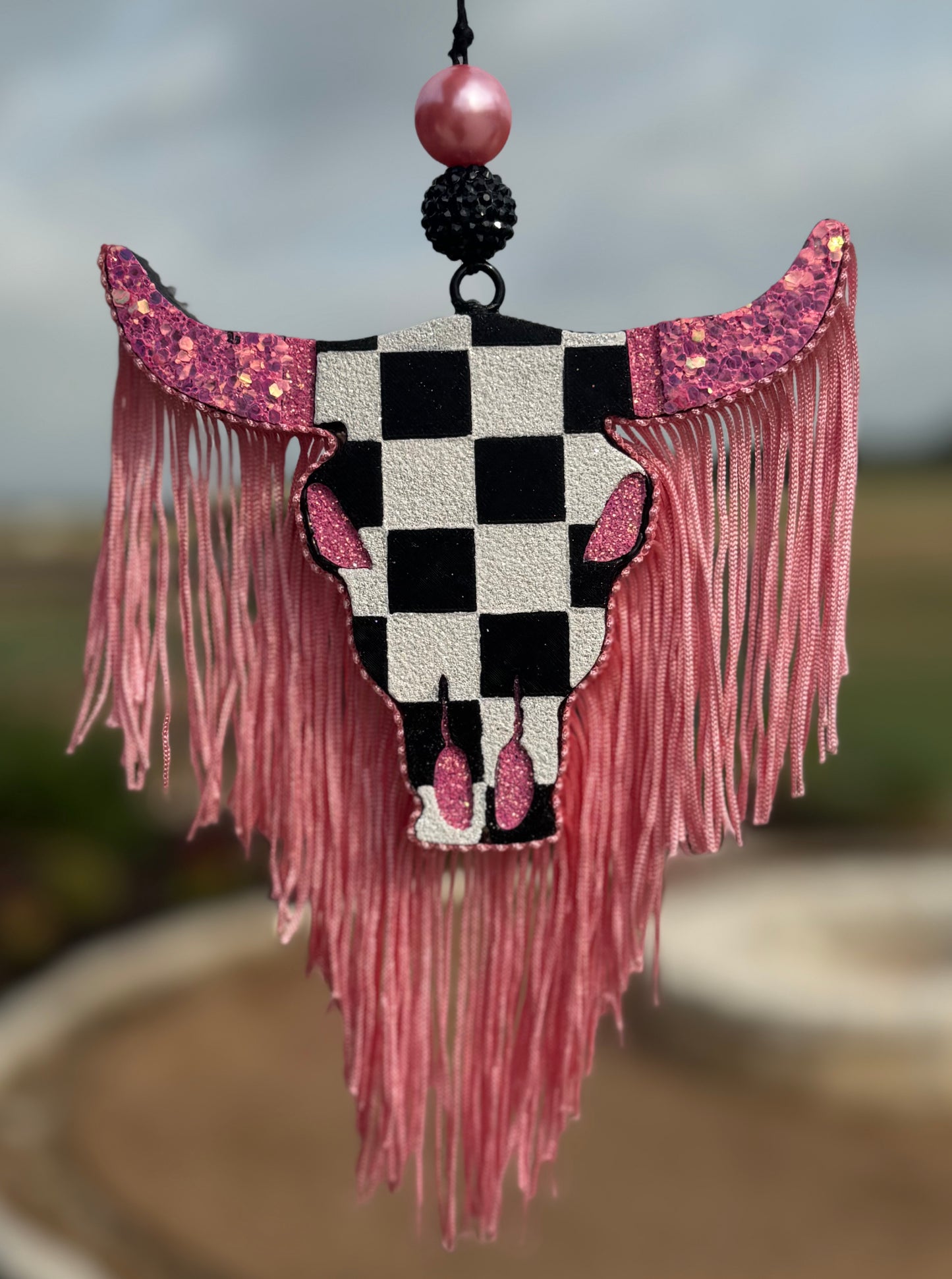 Checkered Aztec Bull (large)