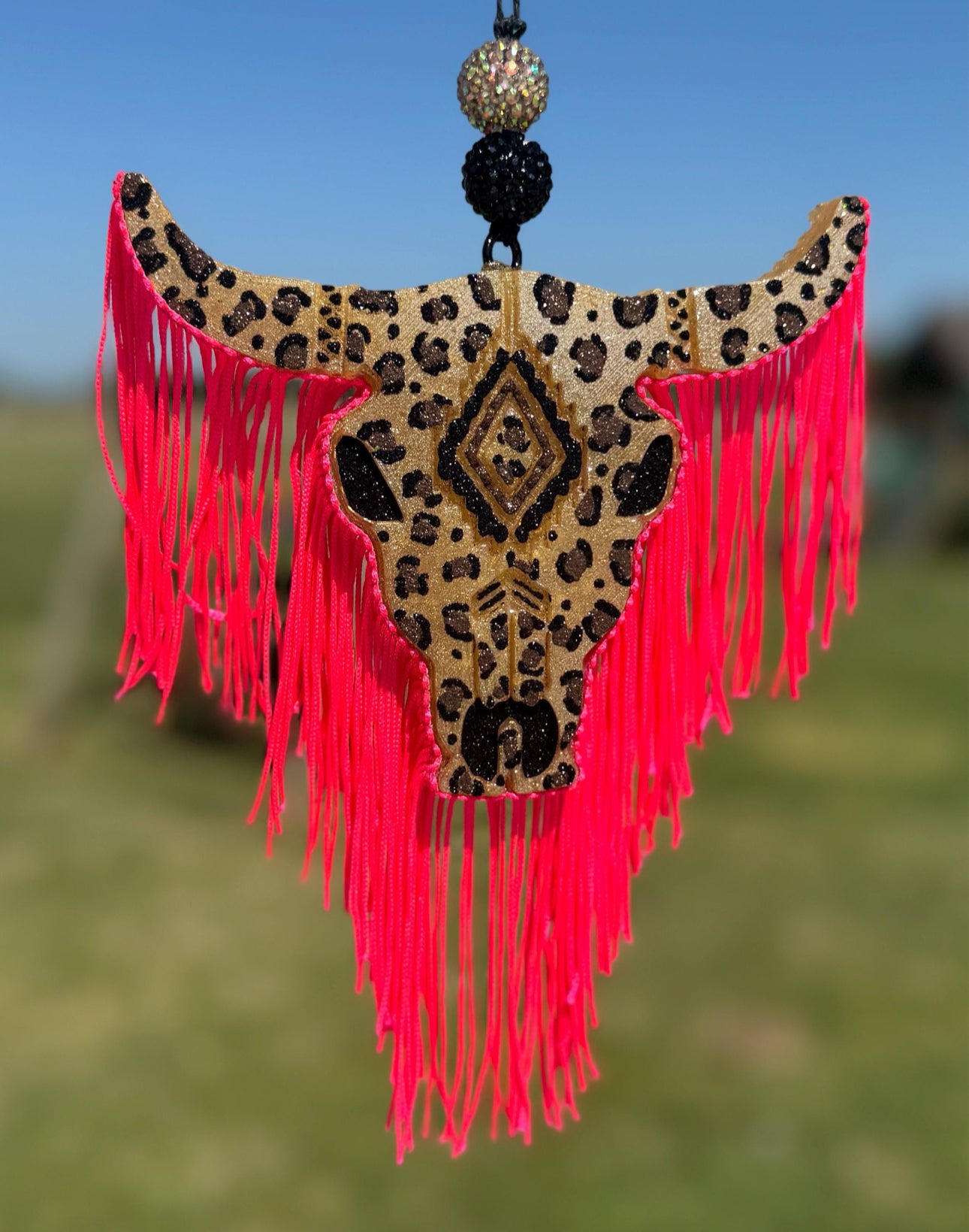 Aztec Bull Skull-Large Size