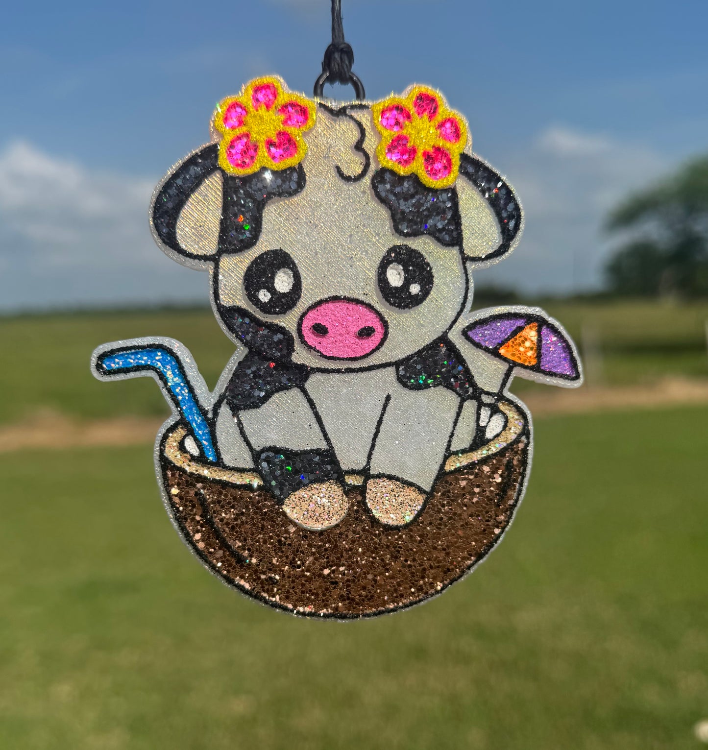 Holstein Cow in Coconut