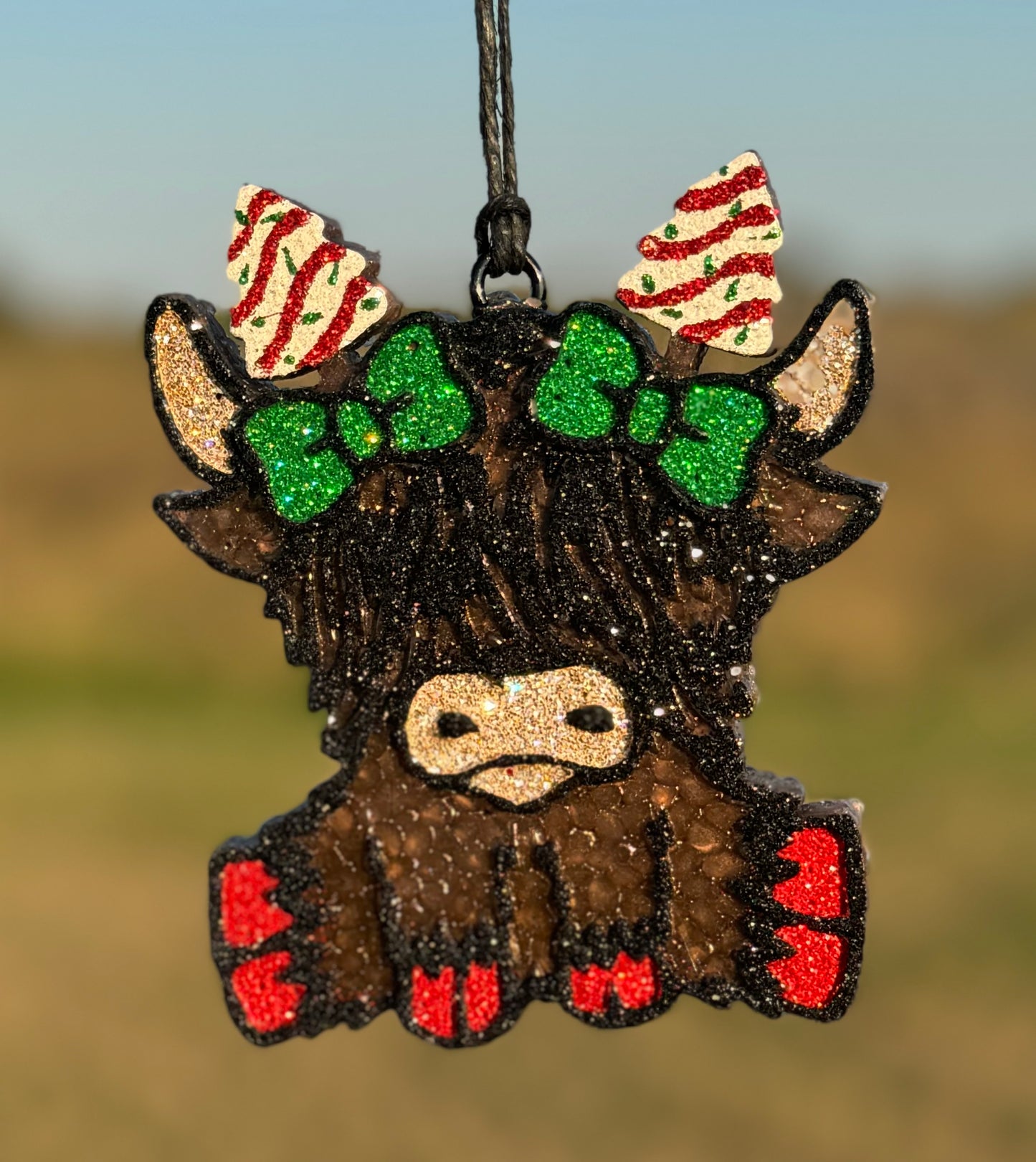 Highland with Christmas Trees