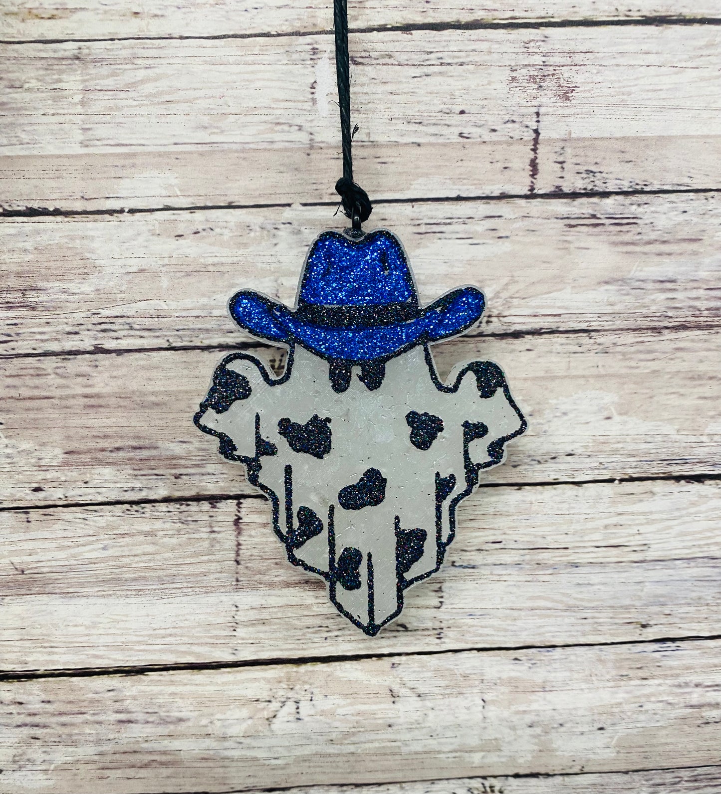 Ghost with Cow print and Cowboy Hat-Option 2
