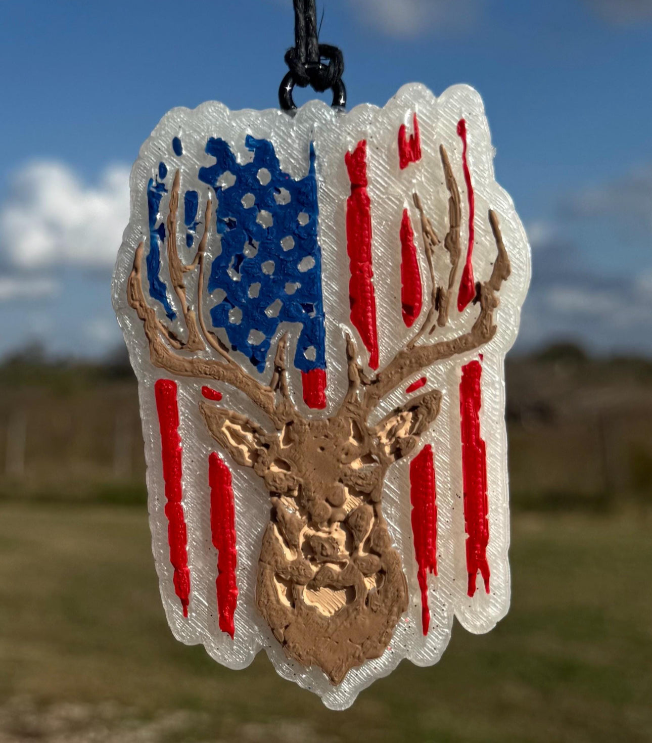 Flag with Deer