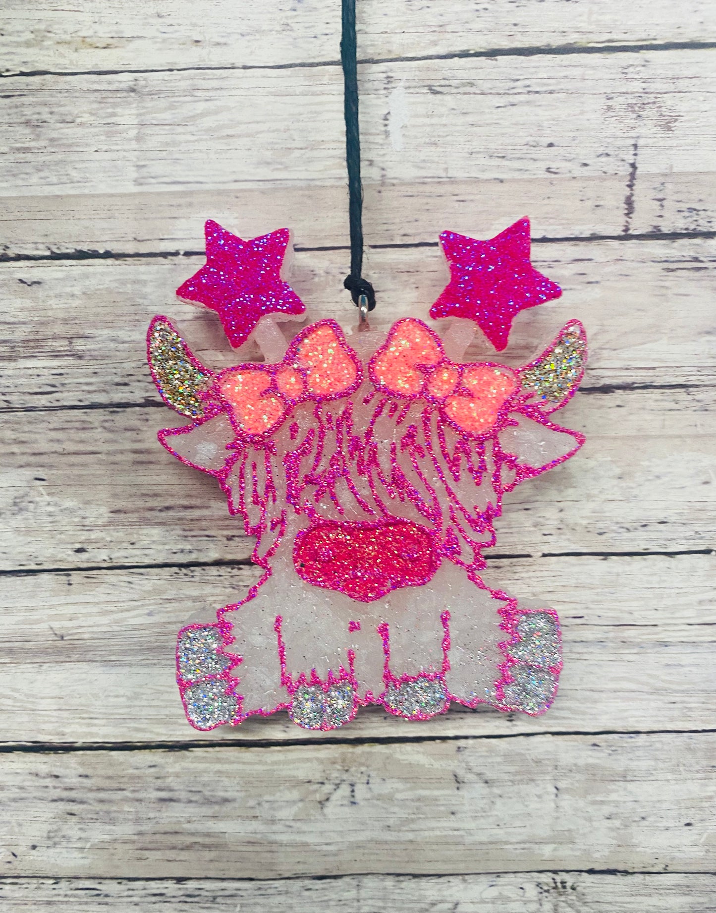 Highland Cow with Stars