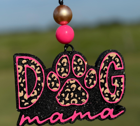 Dog Mama with Leopard/Cheetah Print