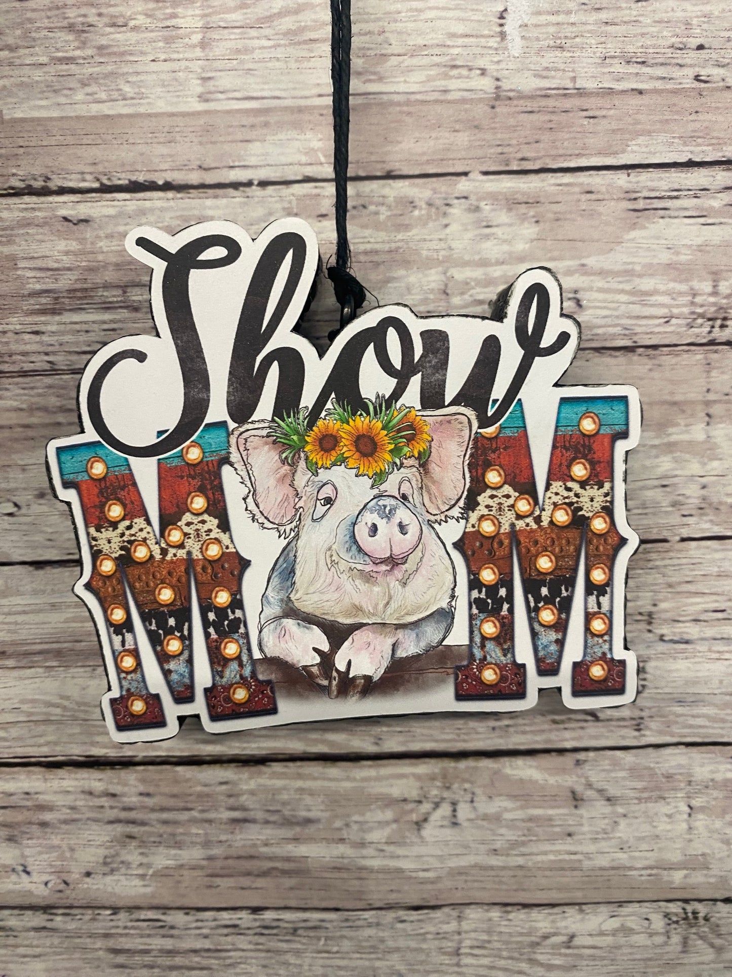 Show Mom- Cardstock Options- Cow, Pig, Goat