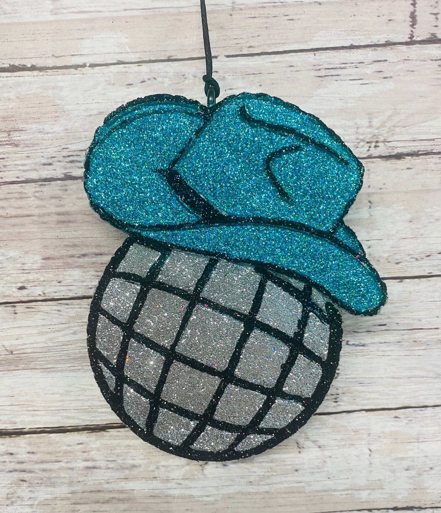 Disco Ball with Cowgirl Hat