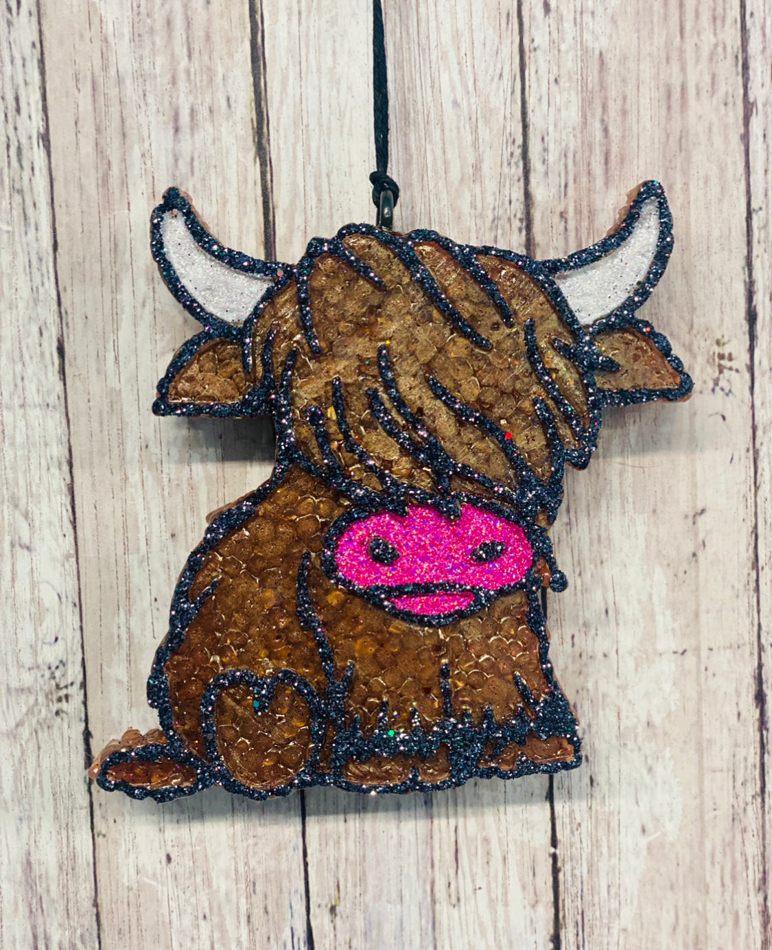 Highland Cow With Pumpkins – Scent Story Freshies