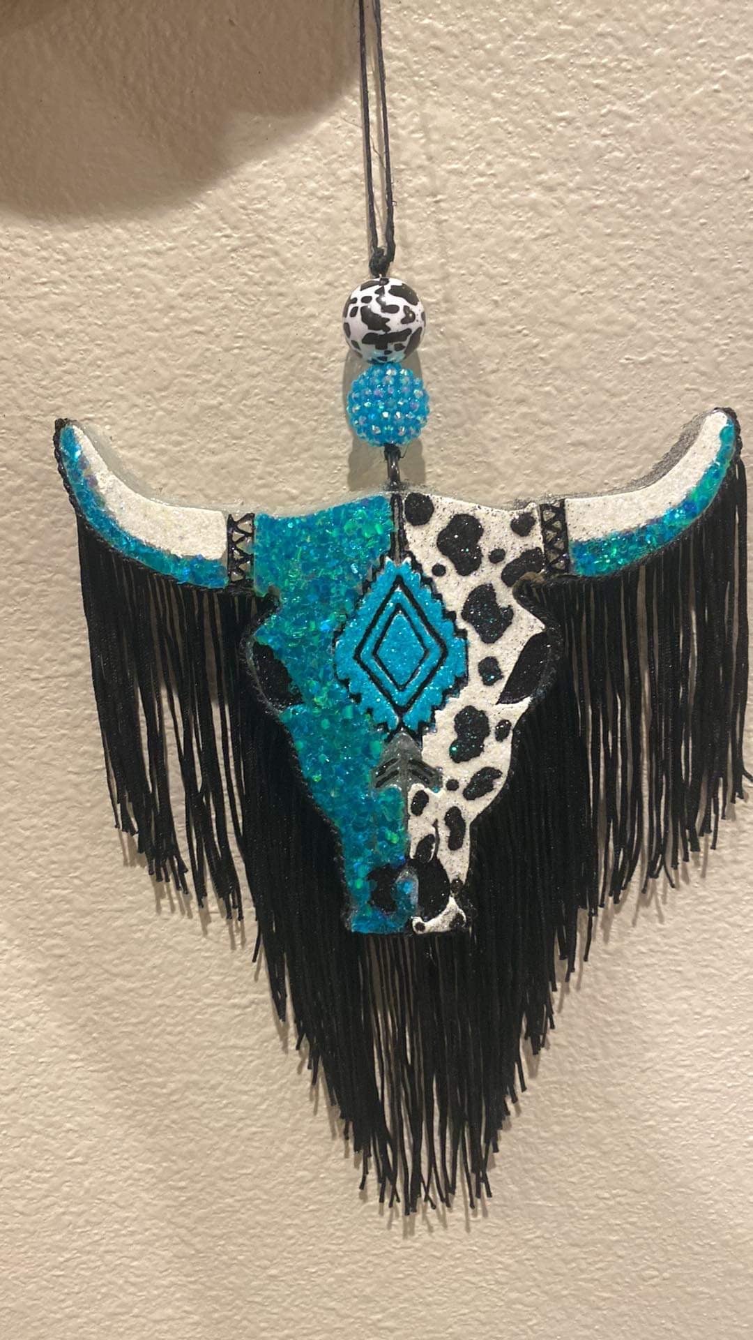 Aztec Bull Skull-Large Size