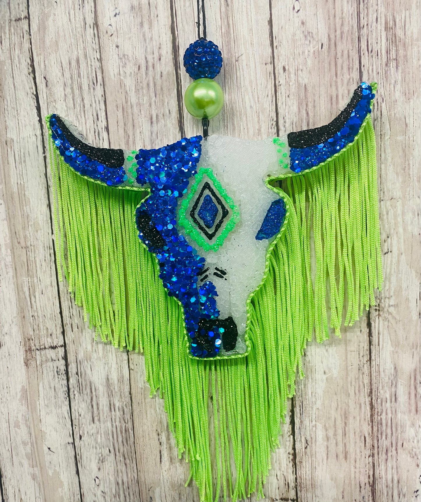Aztec Bull Skull-Large Size