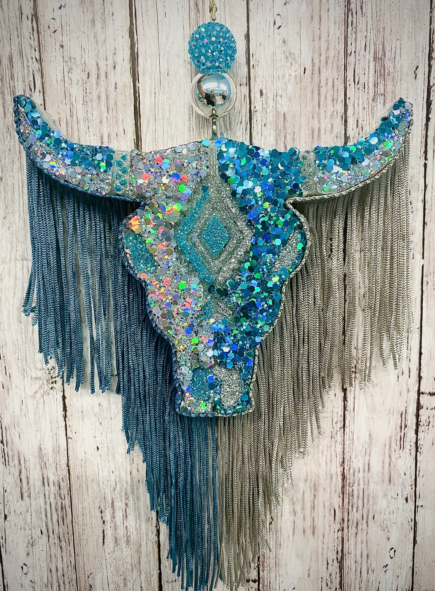 Aztec Bull Skull-Large Size