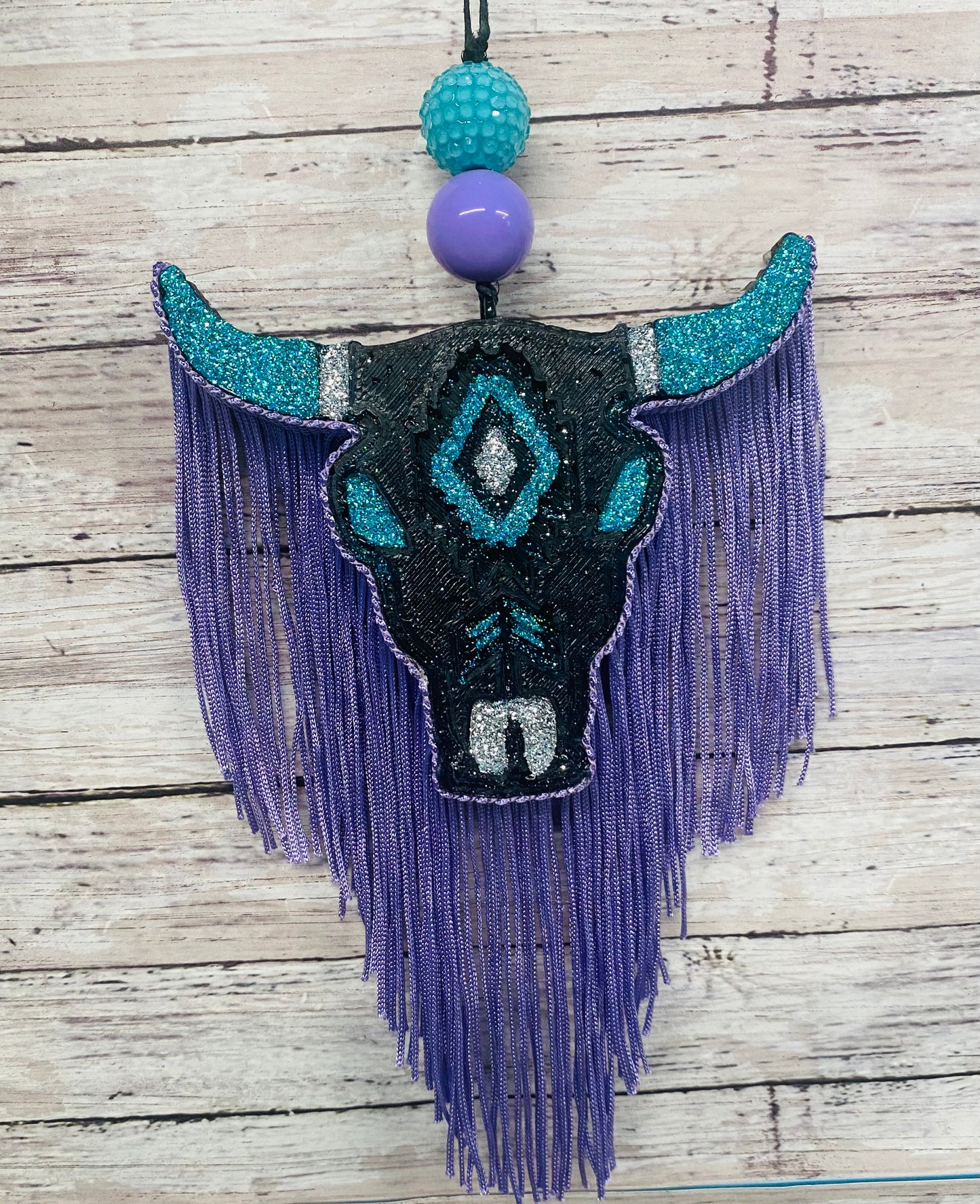 Aztec Bull Skull- Medium Size
