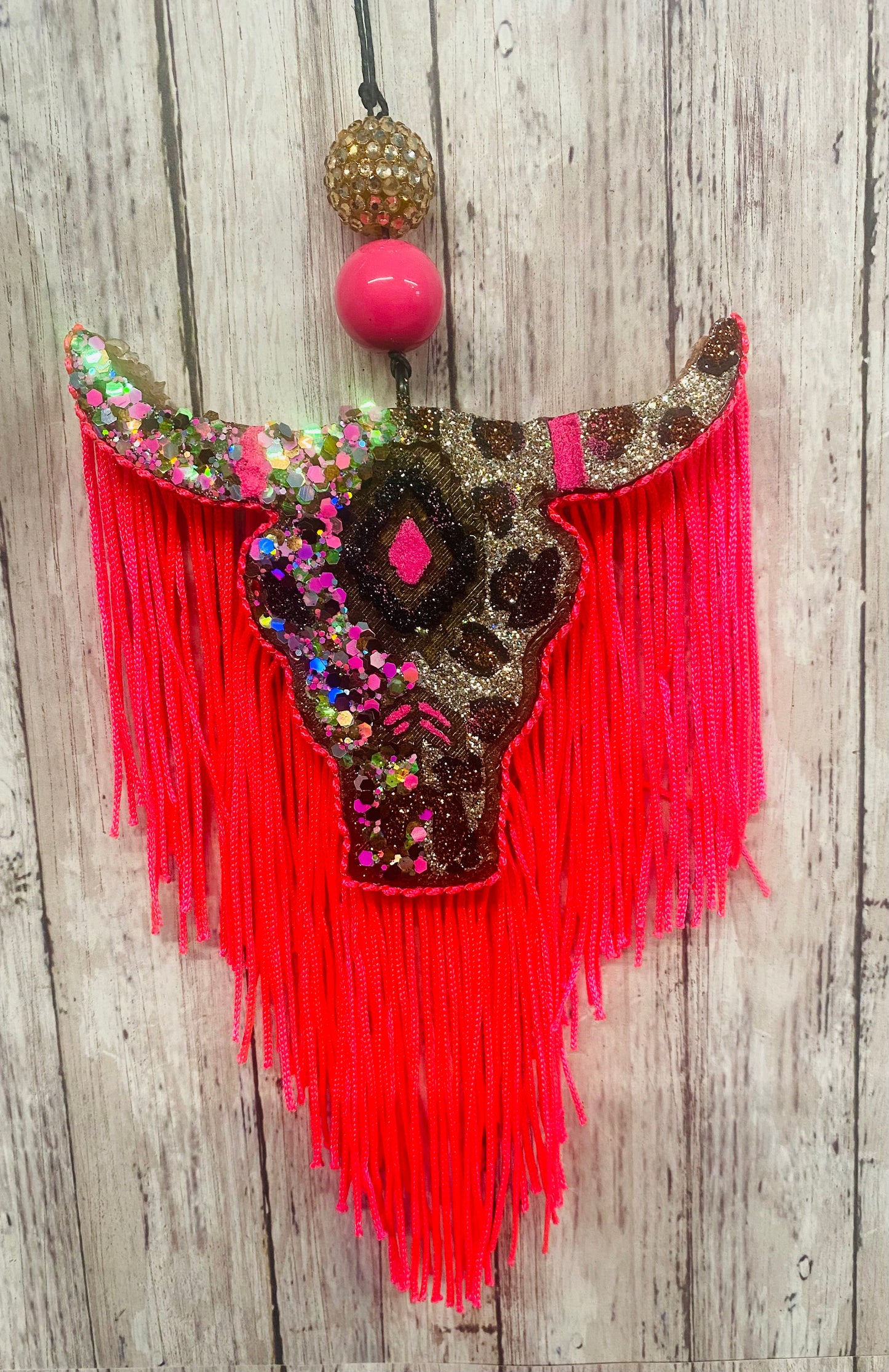 Aztec Bull Skull- Medium Size