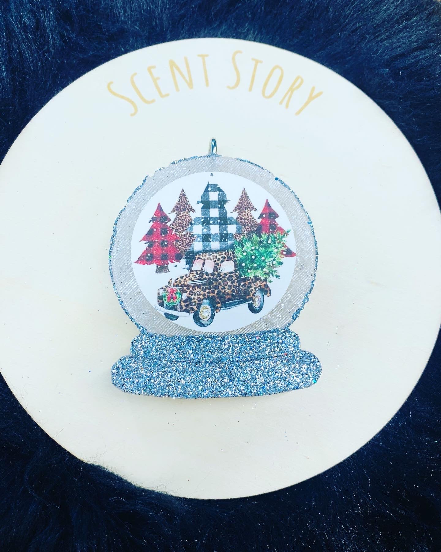Snow Globe with Card Stock Insert