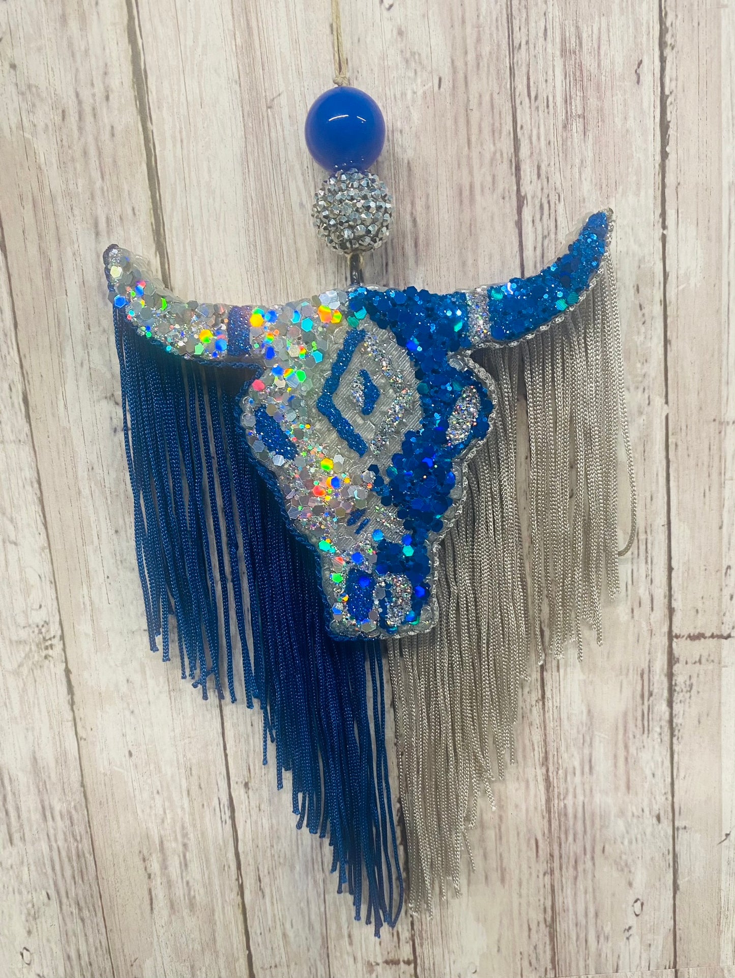 Aztec Bull Skull- Medium Size